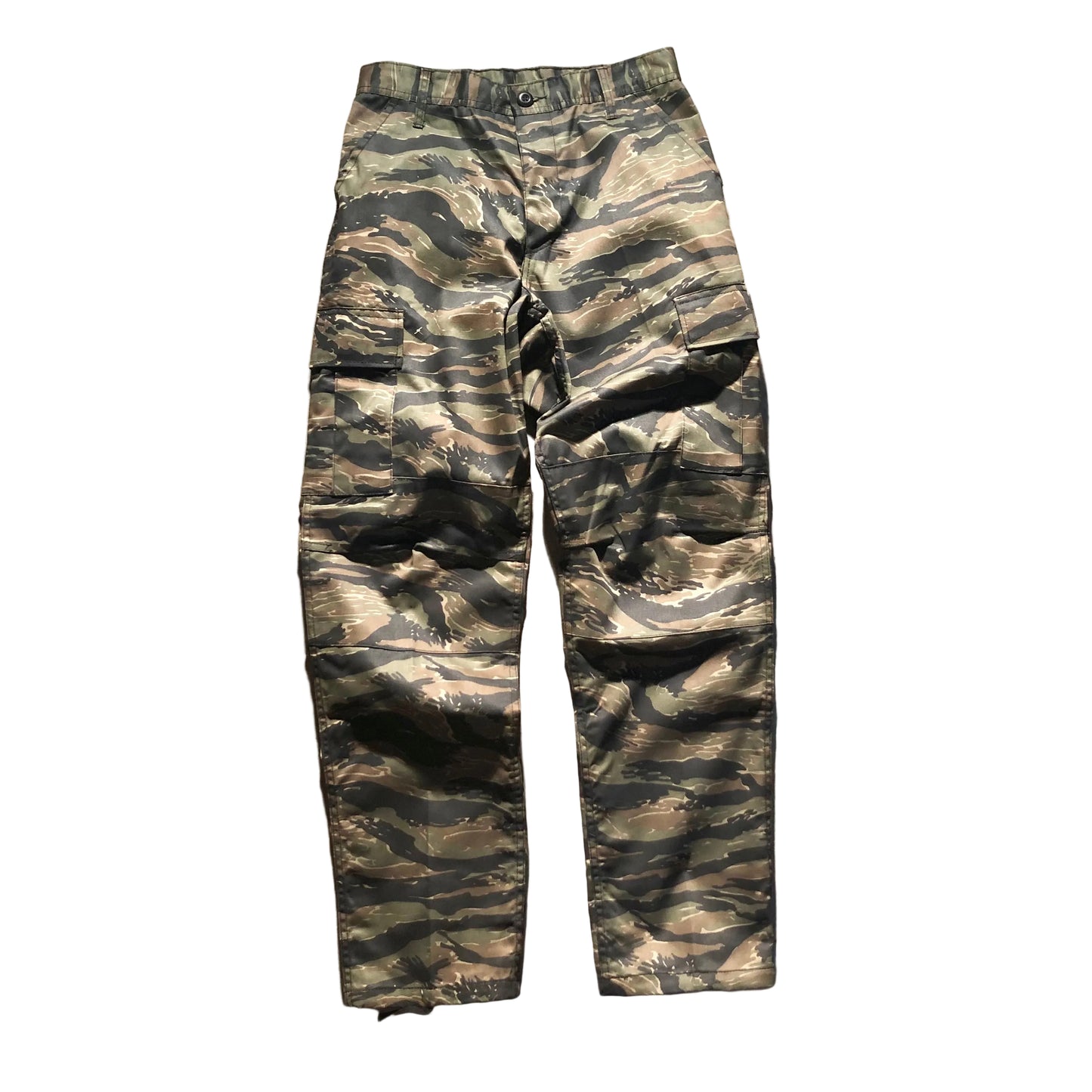 Block - Roots Logo Cargo Pants - Tiger Stripe Camo