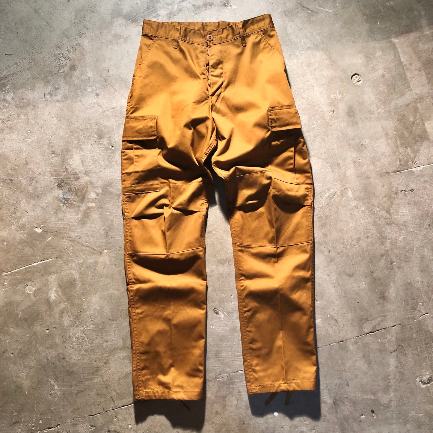 Block - Roots Logo Cargo Pants - Work Brown