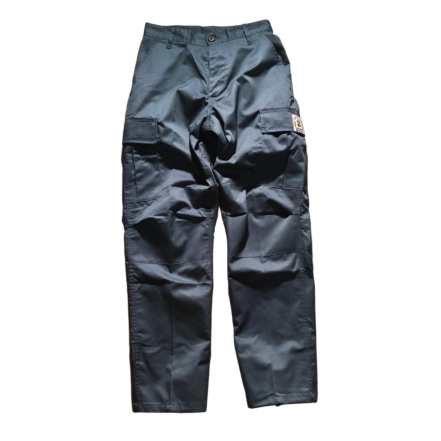 Block - Roots Logo Cargo Pants - Cadet Blue