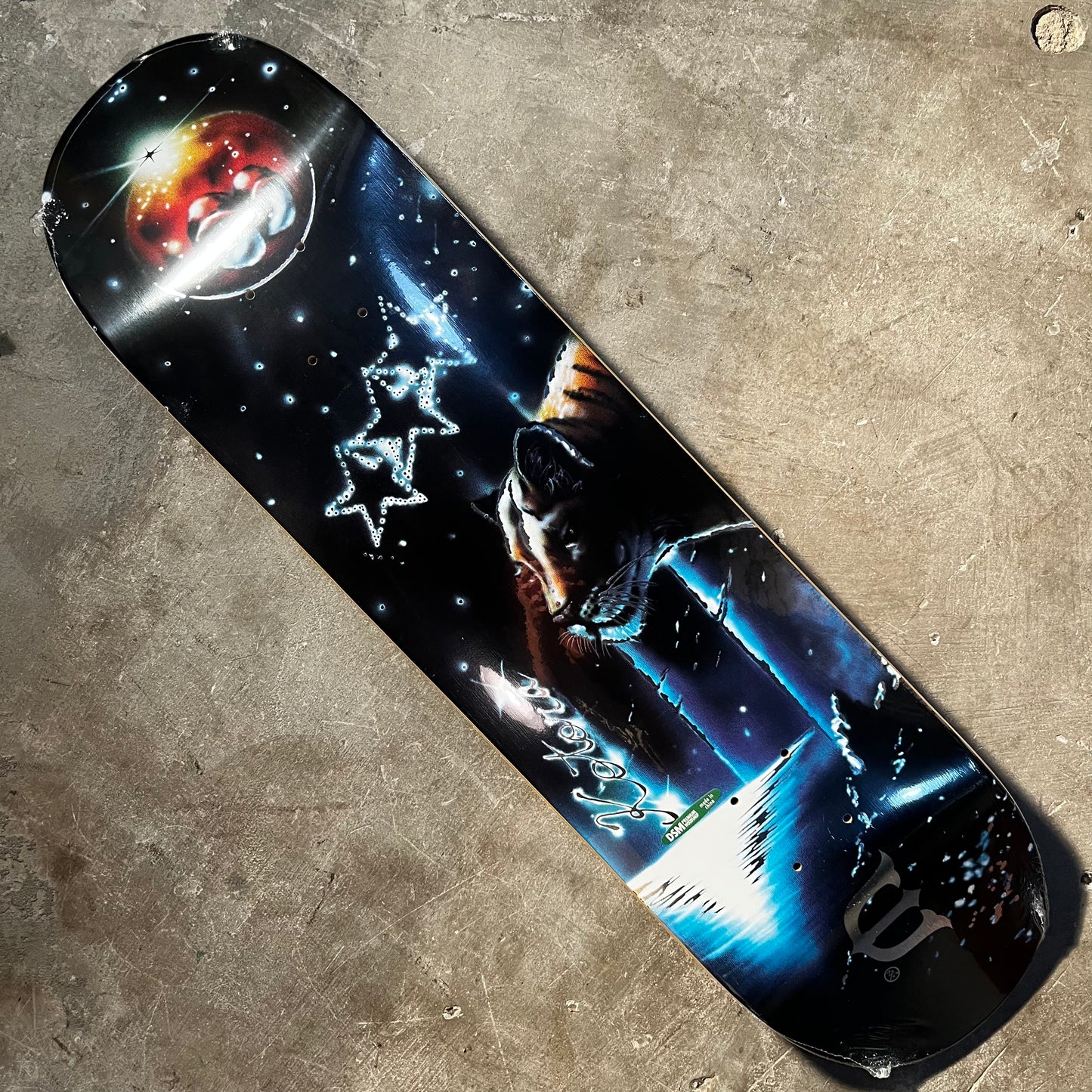Evisen Skateboards - Kotora Mitani Tiger in the Shining Night Deck - 8.5"