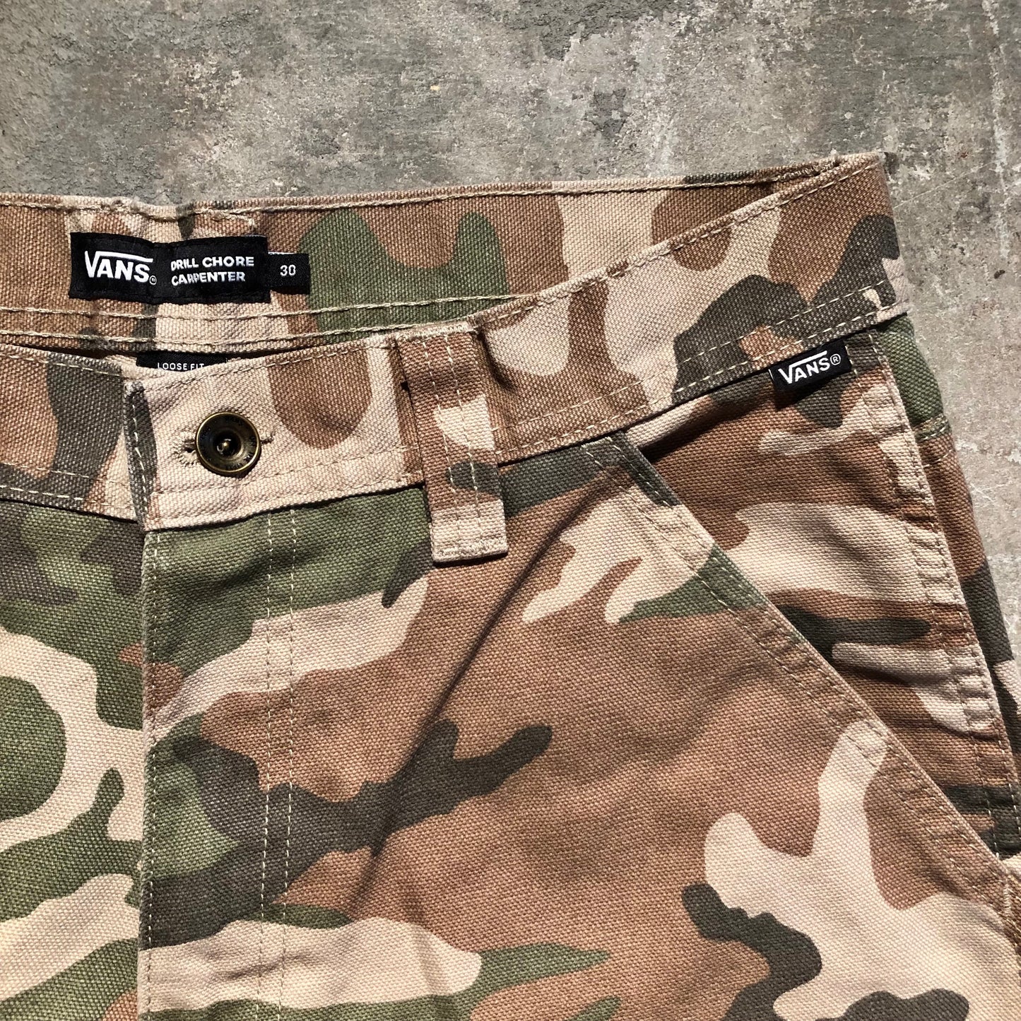 Vans - Drill Chore Carpenter Loose Camo Pant VI - Camo