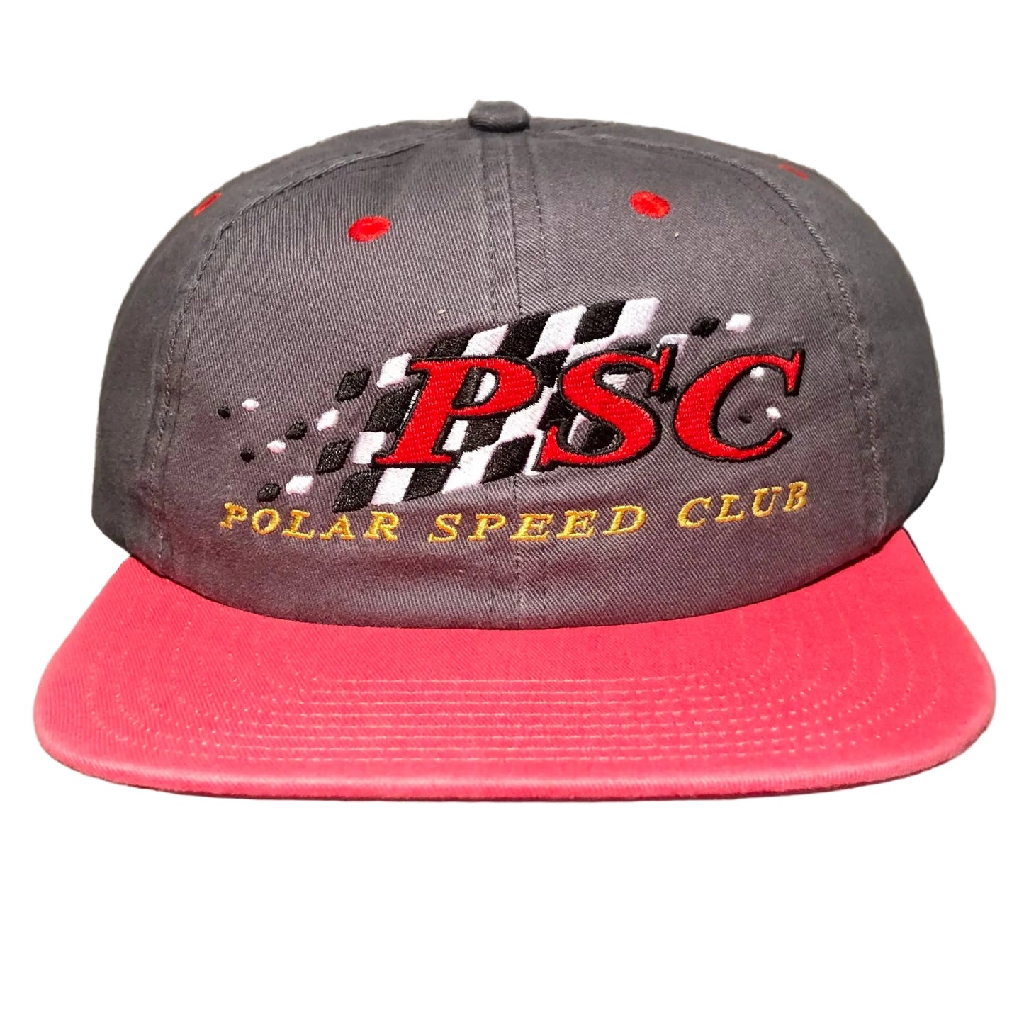 Polar Skate Co. - Polar Speed Cub Michael Cap - Grey / Red