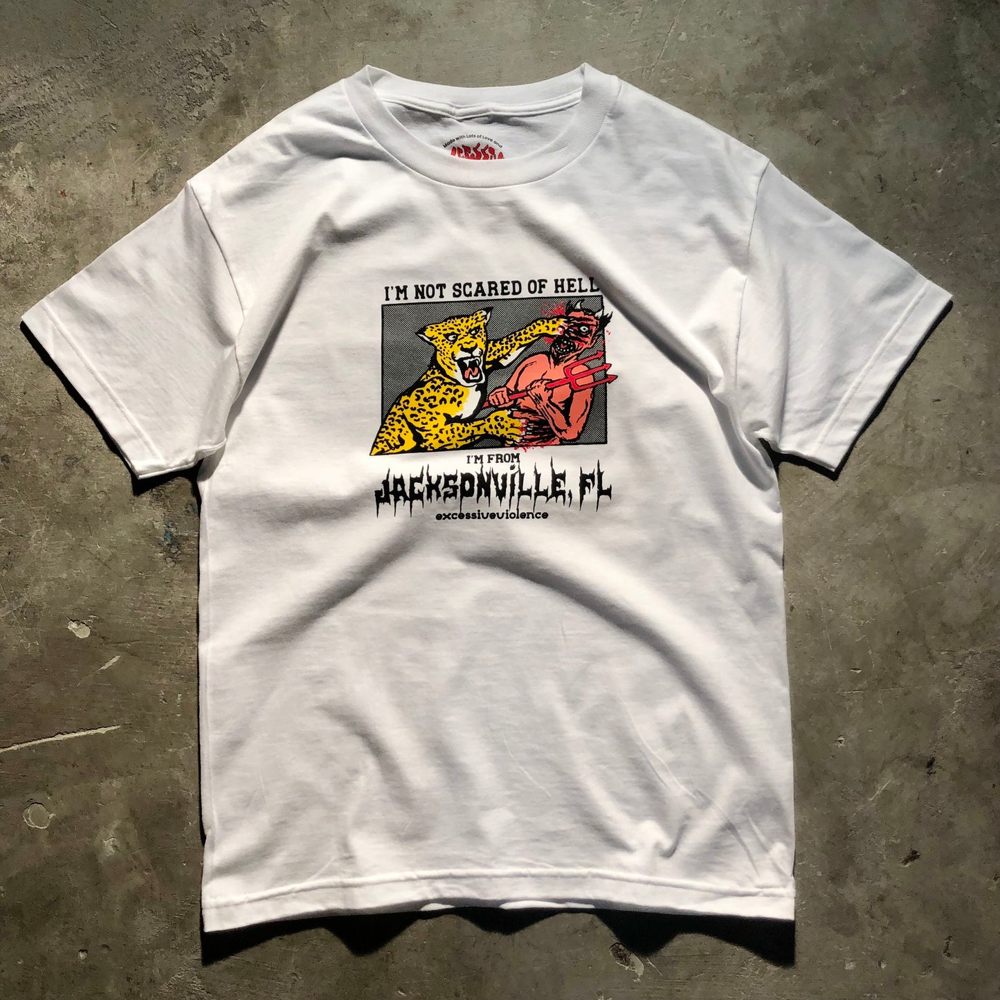 Excessive Violence - Best City Ever T-Shirt - White