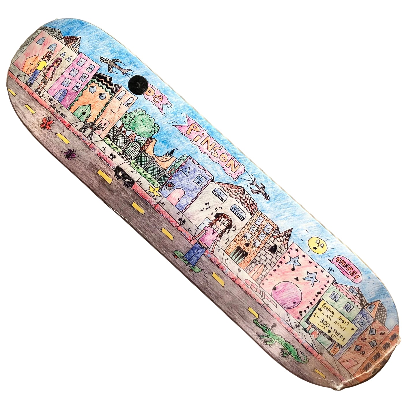 There Skateboards - Poe Pinson Poe Wuz Here Debut Pro Model Deck - 8.25"