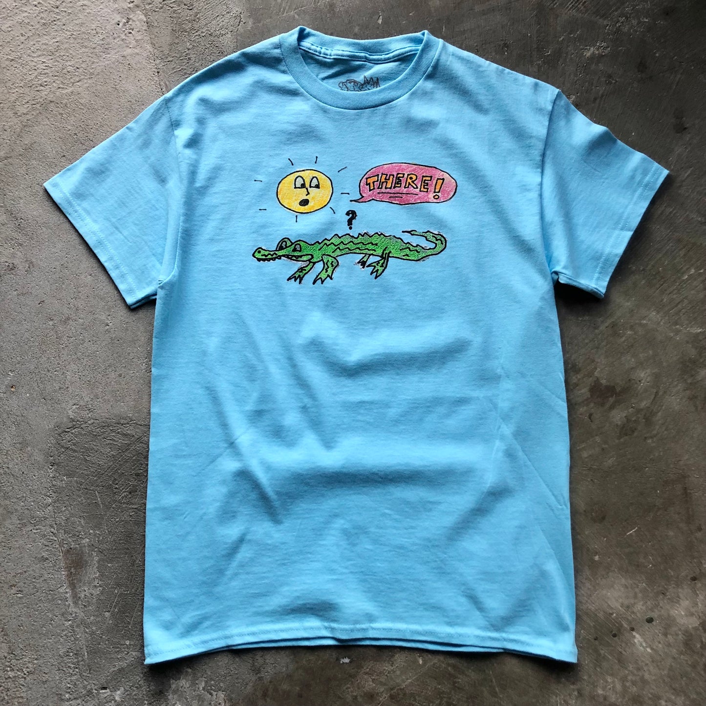 There Skateboards - Alligator T-Shirt - Sky Blue