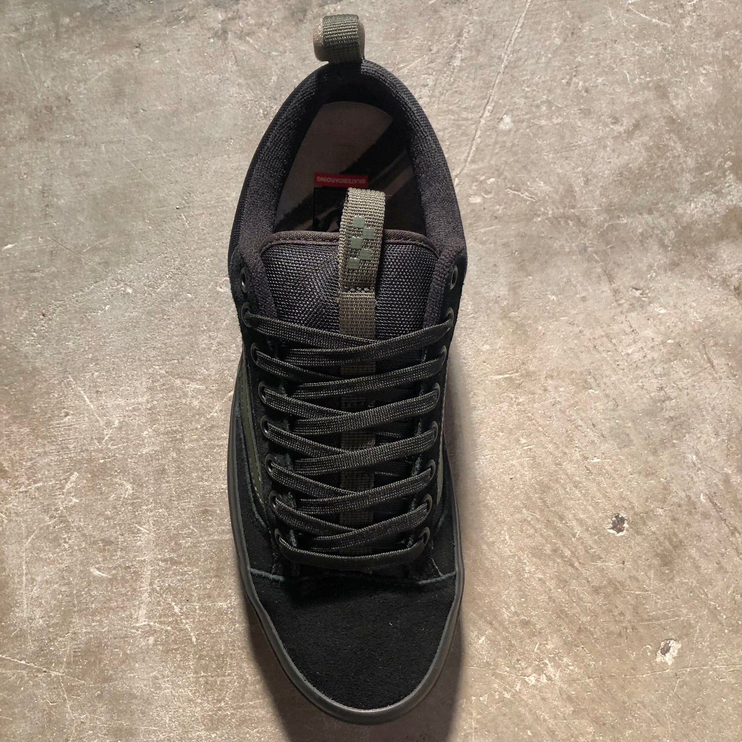 Vans - Skate Old Skool 36+ Shoe - Atiba Black / Dark Green
