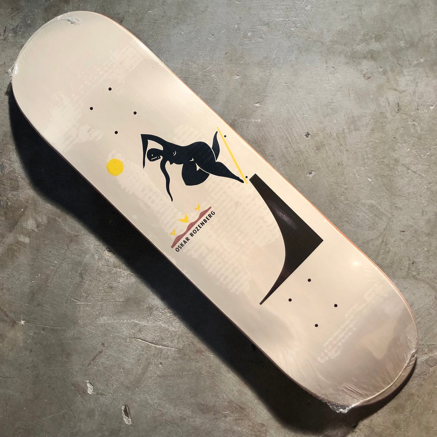 Polar Skate Co. - Oskar Rozenberg BS Noseblunt Deck - Cream 8.5"