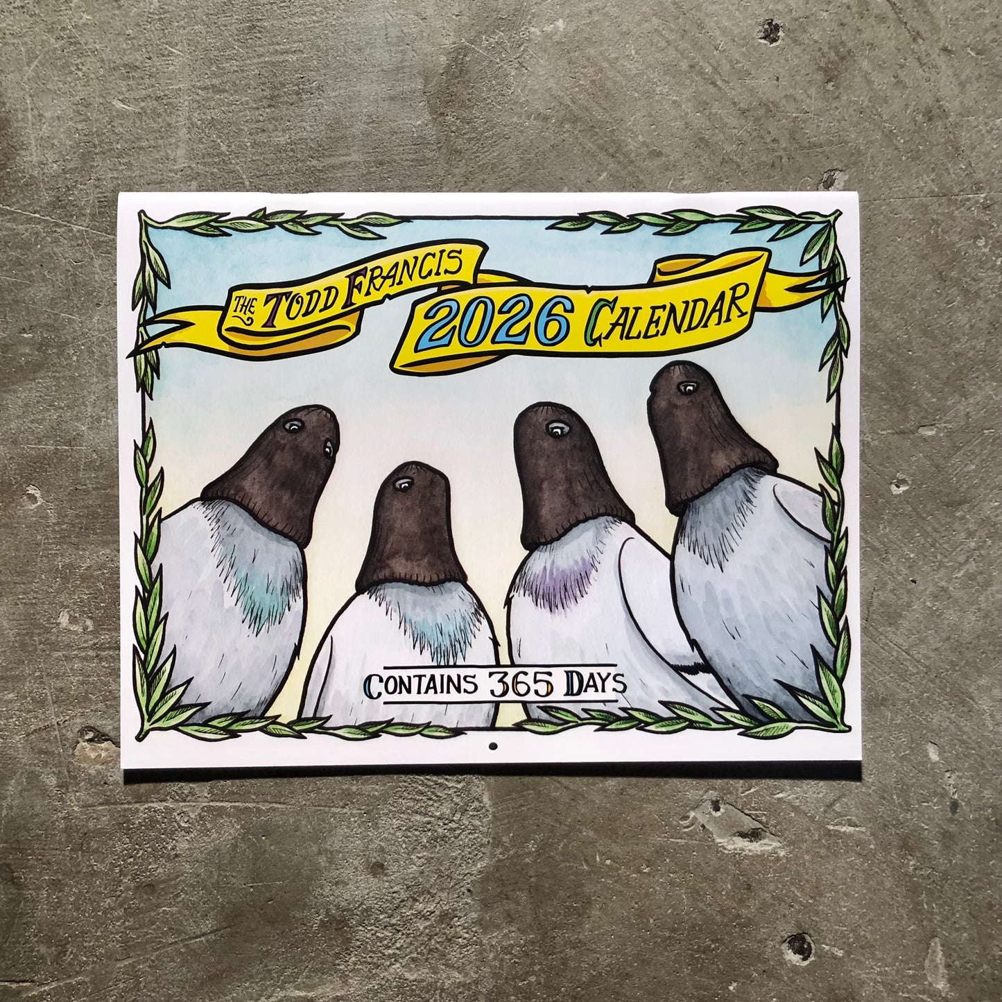 Anti-Hero Skateboards - Todd Francis 2026 Calendar