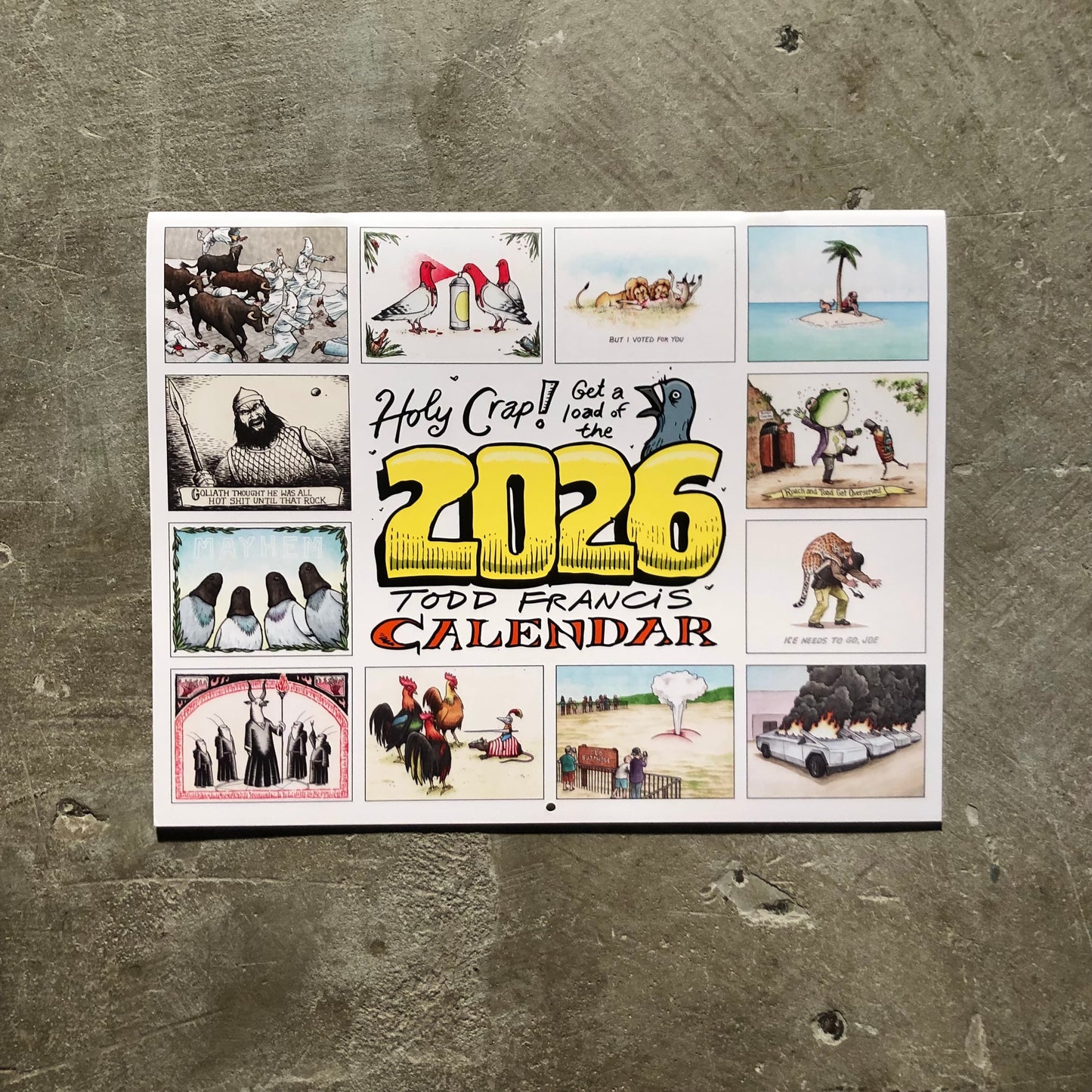 Anti-Hero Skateboards - Todd Francis 2026 Calendar