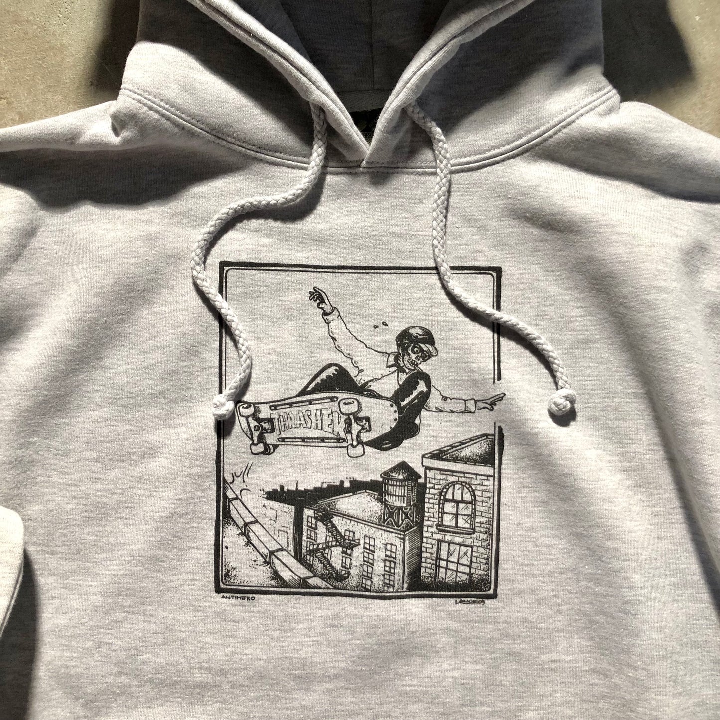 Anti-Hero Skateboards - Phelps by Lance Hoodie - Heather Grey