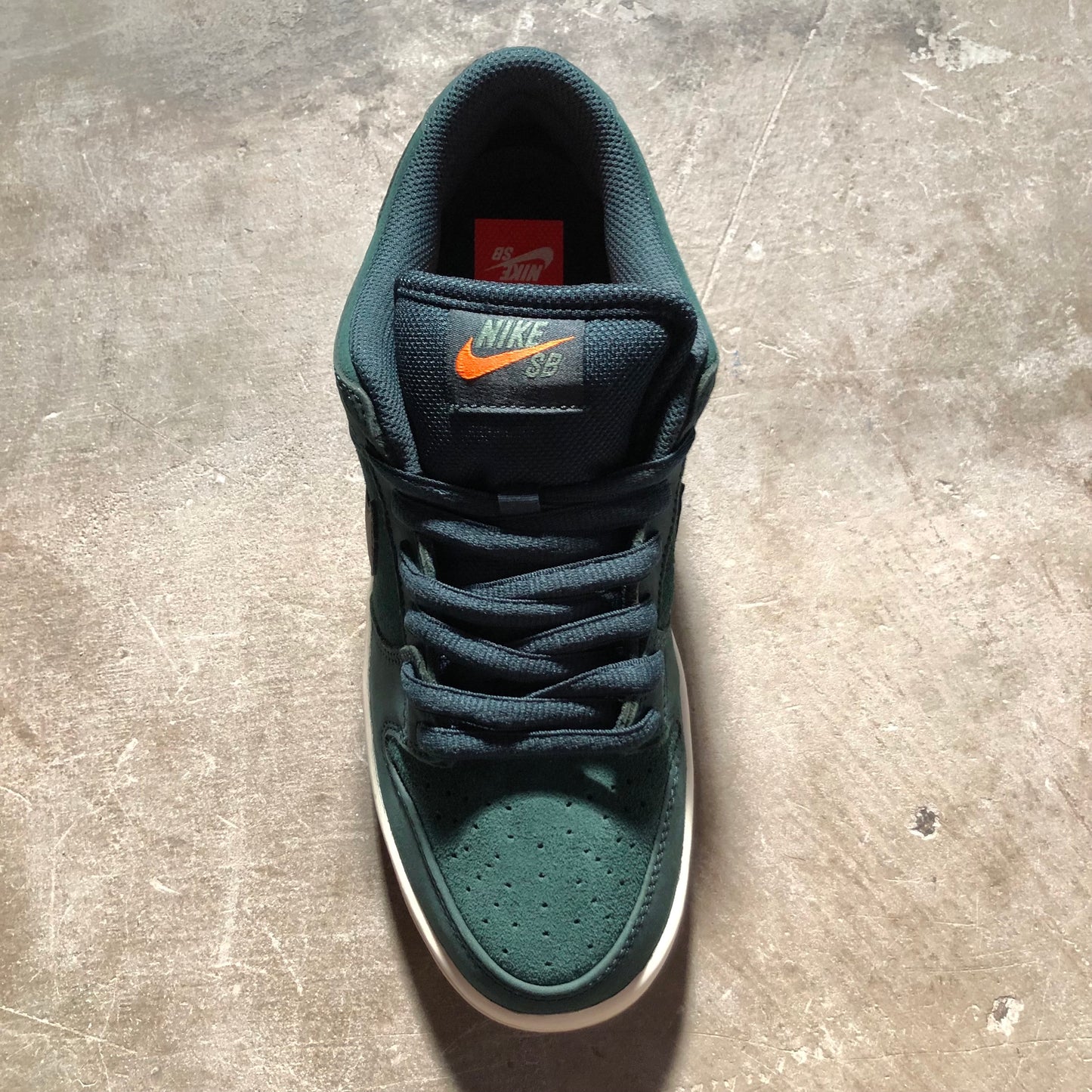 Nike SB - Dunk Low Pro - Deep Fir / Black - Fir - Sail