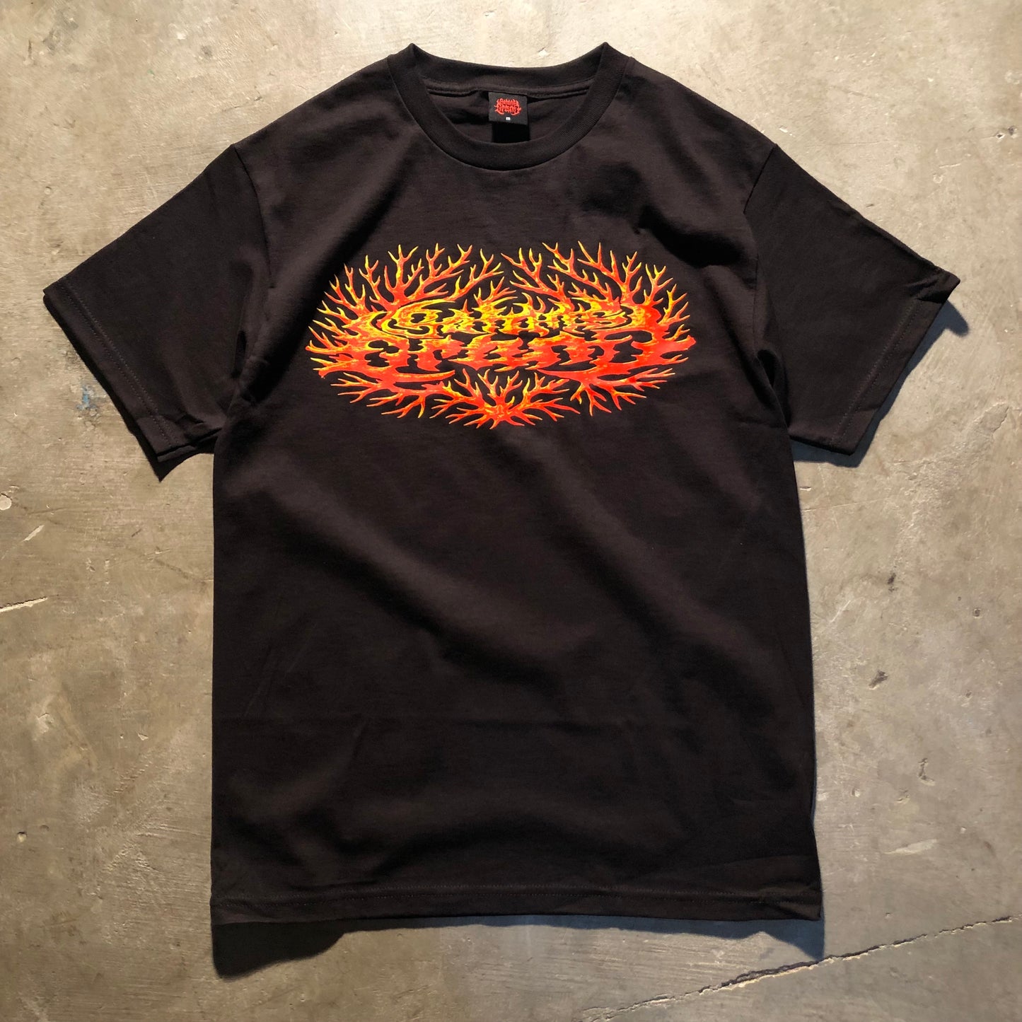 Satan's Drano - Coral Logo T-Shirt - Black