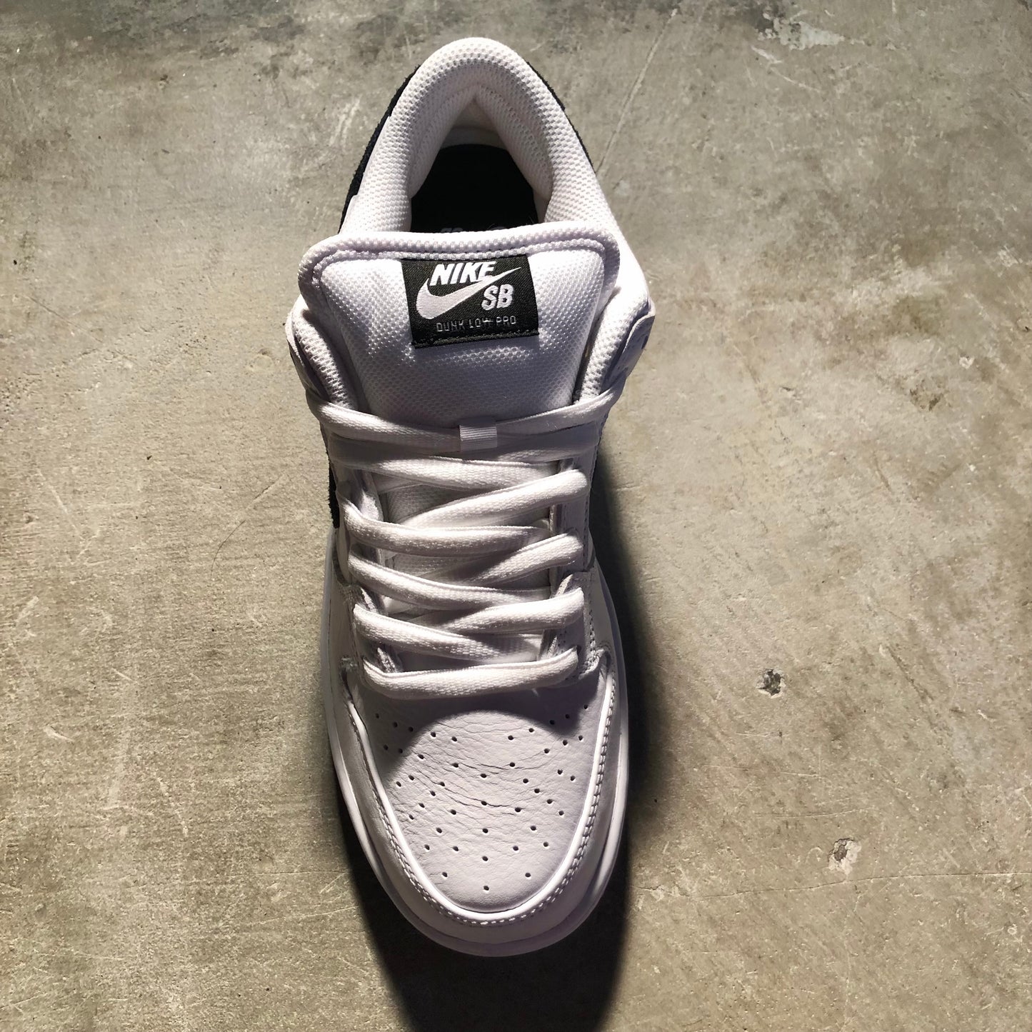 Nike SB - Dunk Low Pro - White / Black - White - Black