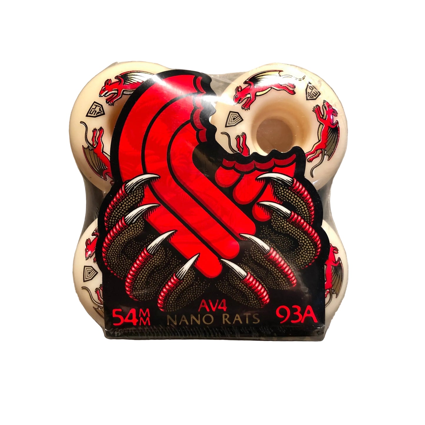 Powell Peralta - Dragon Formula Red V4 93a Symmetrical Wheel - 54mm