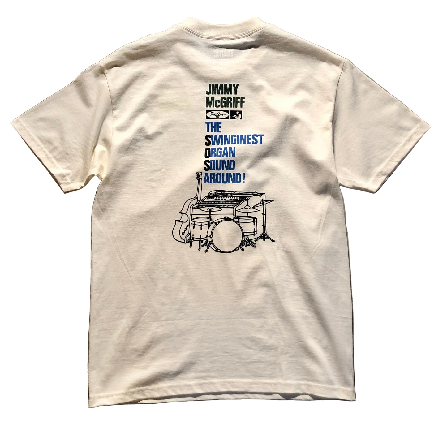 Traffic Skateboards - The Worm Jimmy Griff T-Shirt - Cream