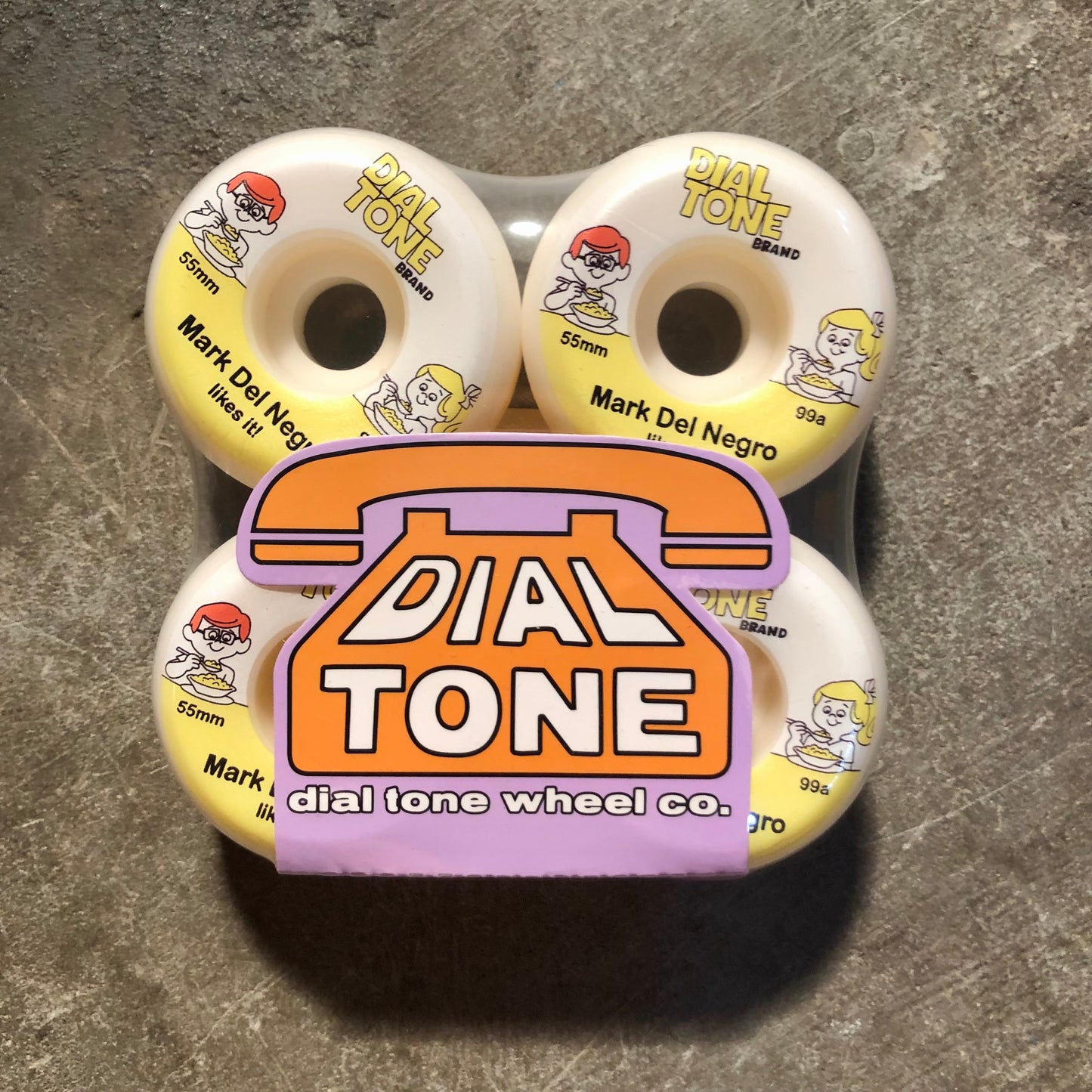 Dial Tone Wheels - Mark Del Negro Ginger Snaps Conical 99a Wheel - 55mm
