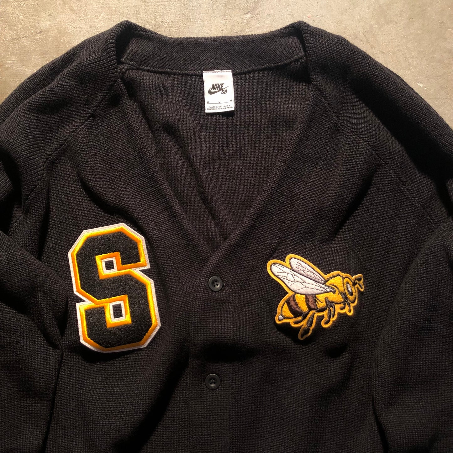 Nike SB - Skate Cardigan Sweatshirt - Black / Yellow