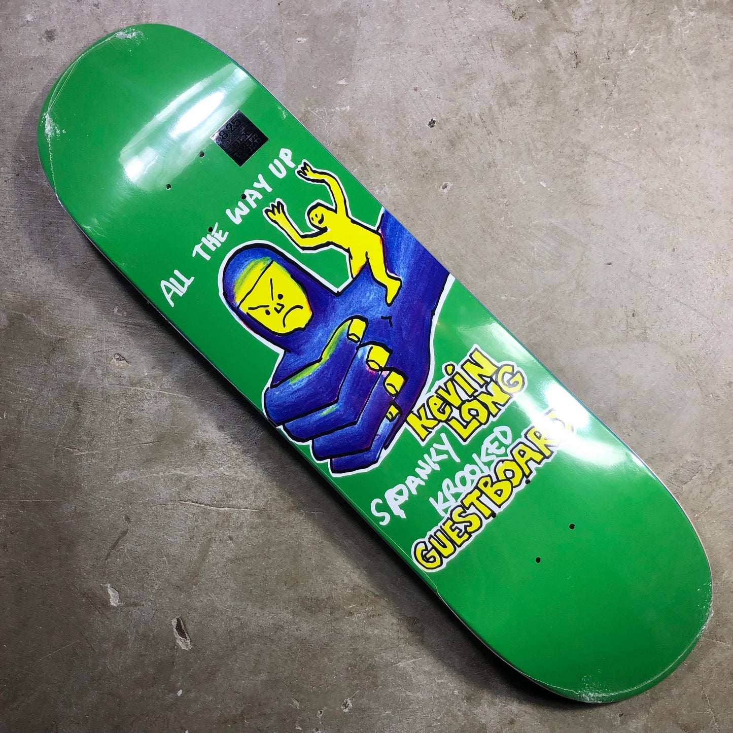 Krooked Skateboards - Kevin Spanky Long Guest Model True Fit Deck - 8.25"