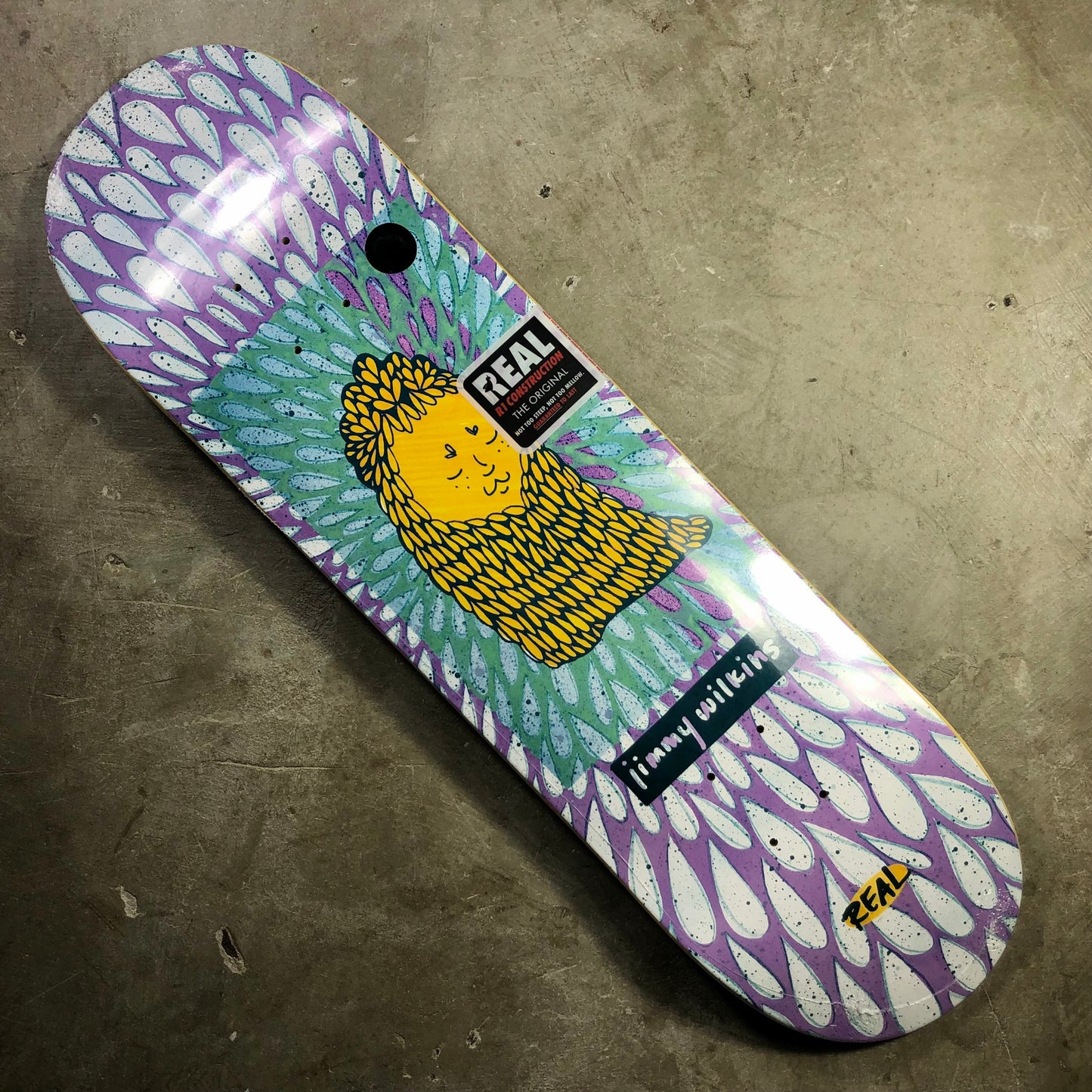 Real Skateboards - Jimmy Wilkins Echoes By Nora Deck - 8.5"