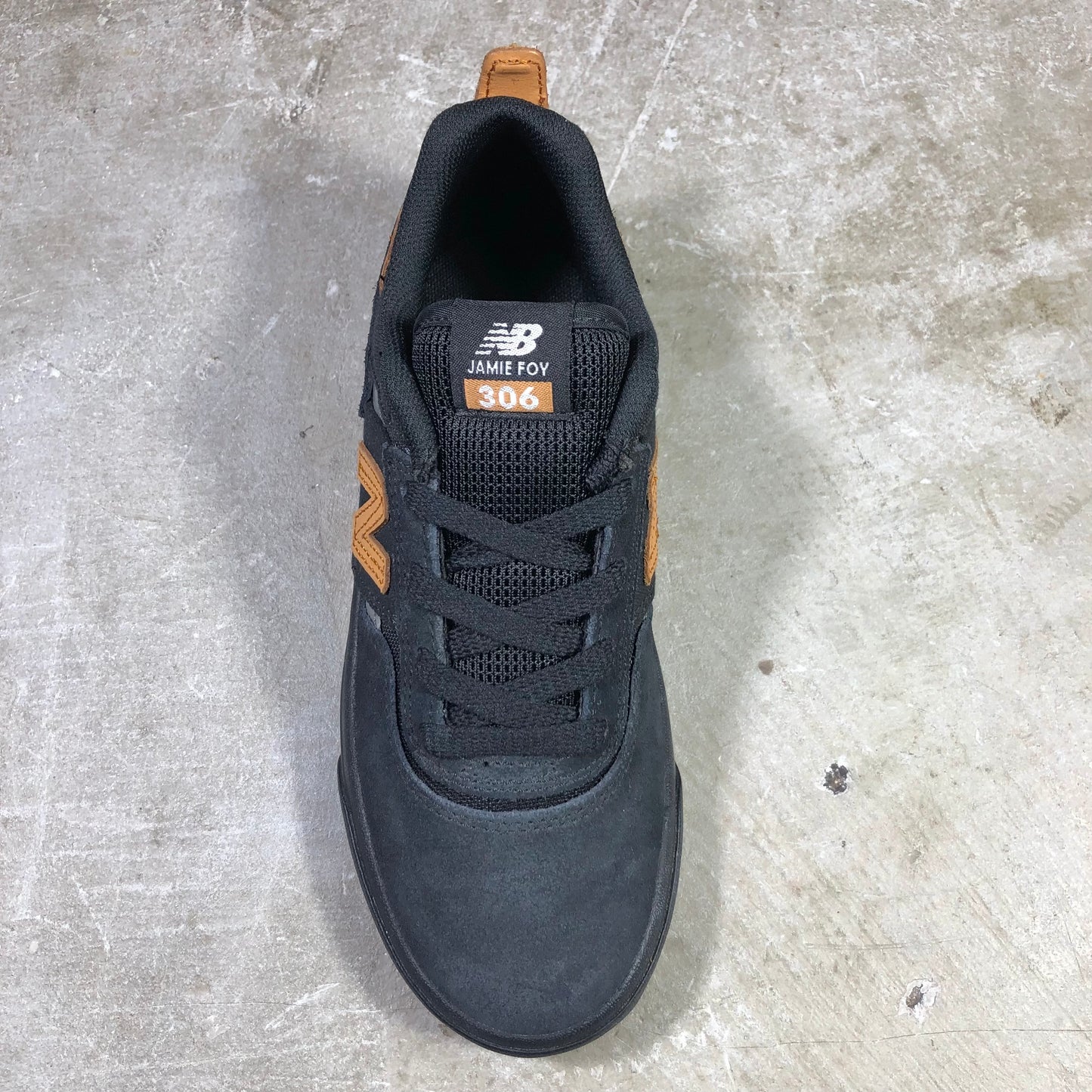New Balance Numeric - Kids Jamie Foy 306 Shoe - Black / Baked Clay