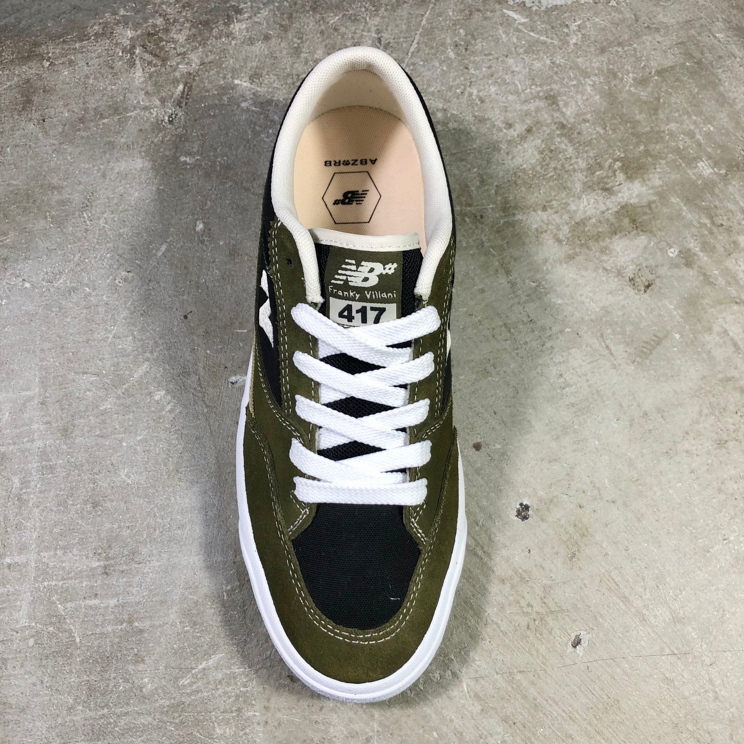 New Balance Numeric - Franky Villani 417 Low Shoe - Dark Olive / Black
