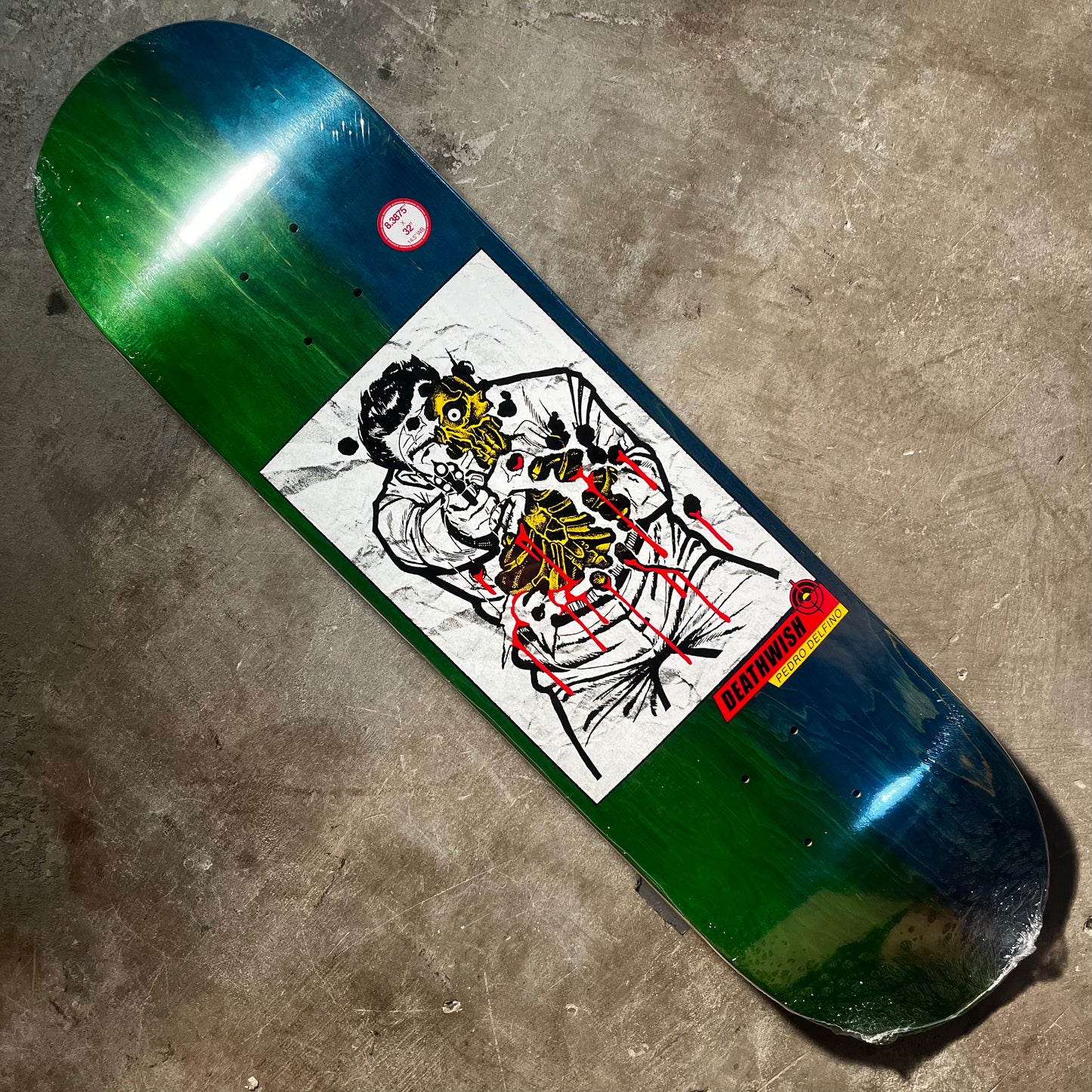 Deathwish Skateboards - Pedro Delfino Saturday Night Special Deck - 8.38"