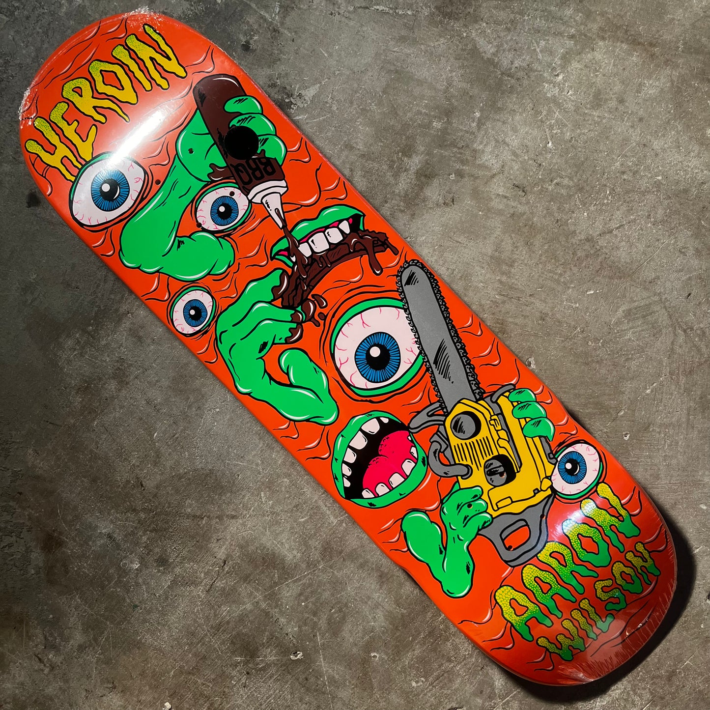 Heroin Skateboards - Aaron Wilson Mutate Or Die Deck - 8.5"