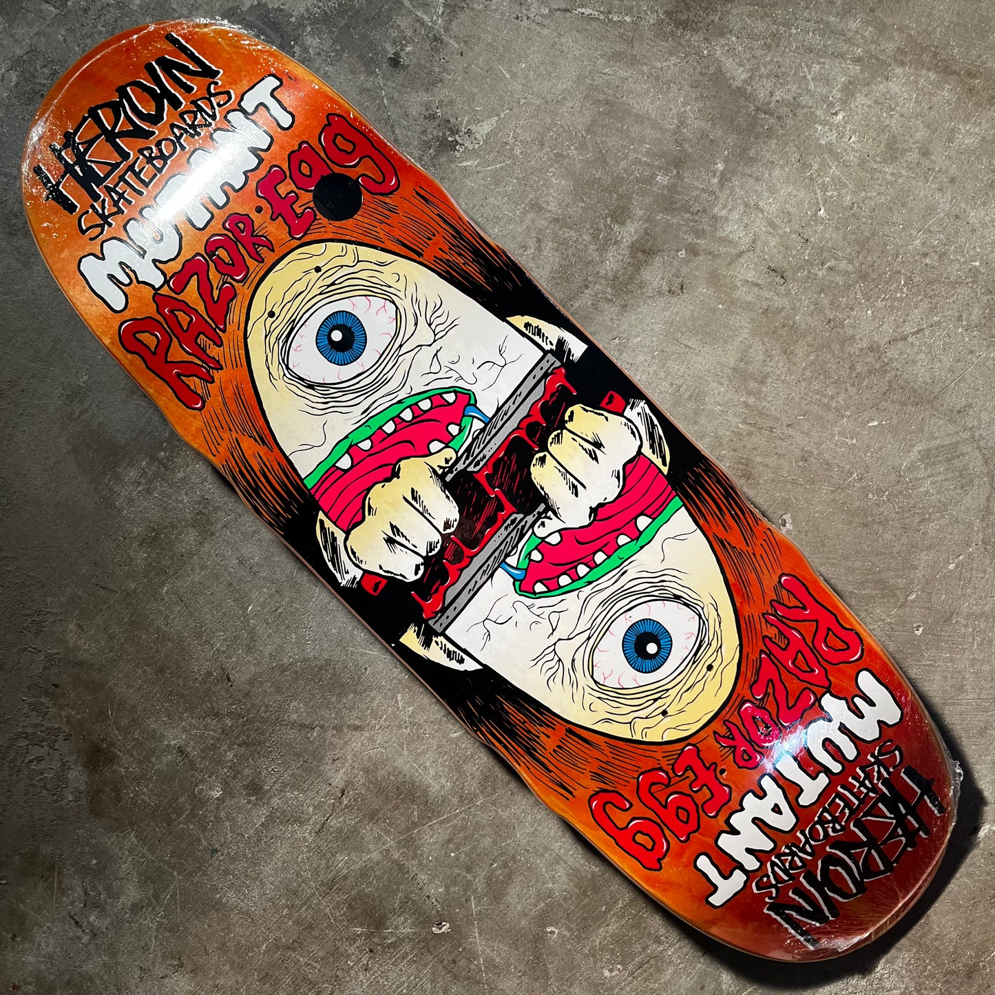 Heroin Skateboards - Mutant Razoregg Deck - 9.5"