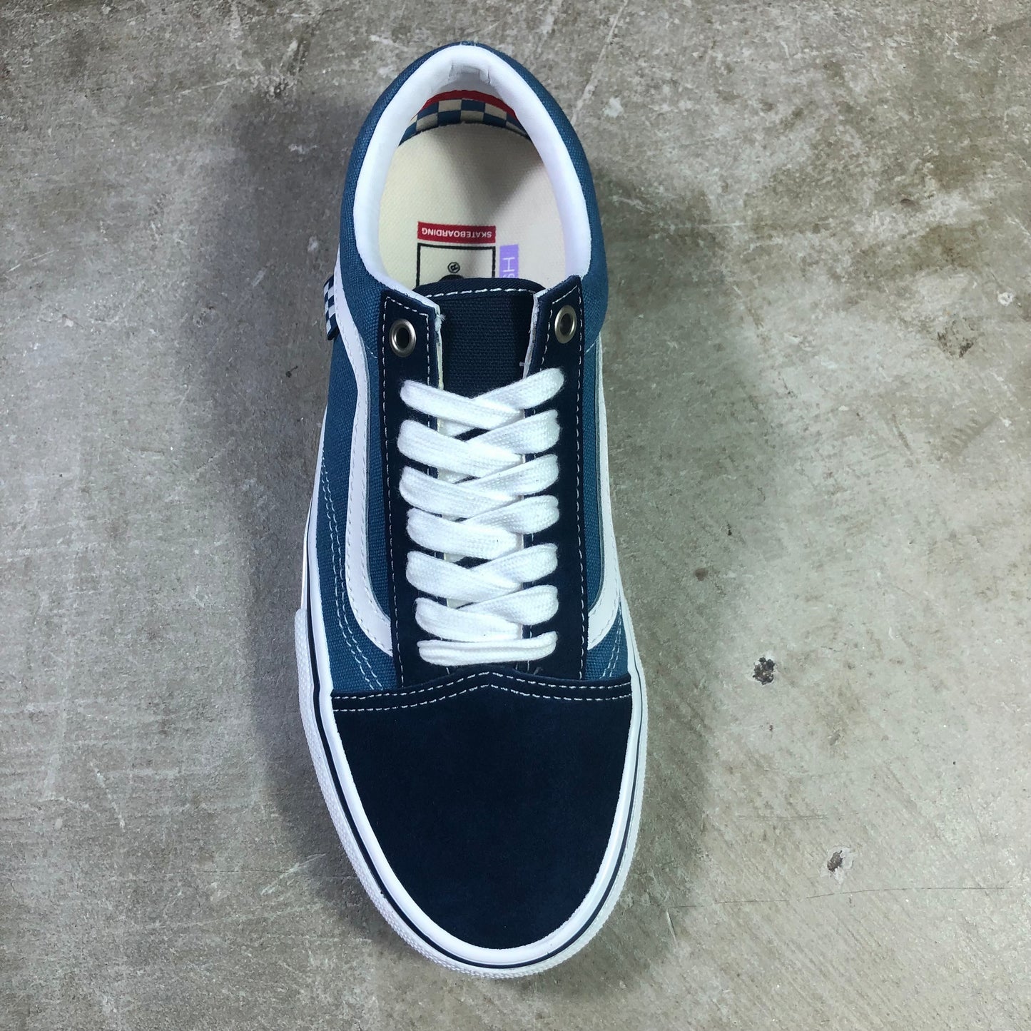 Vans - Skate Old Skool Navy - White
