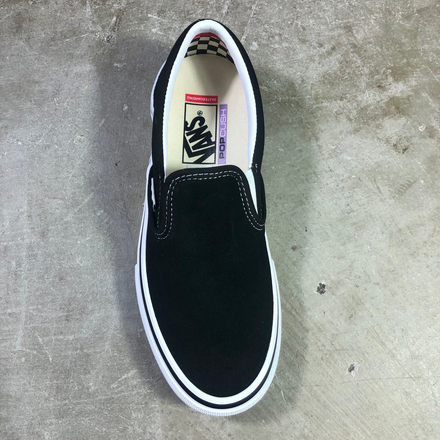 Vans - Skate Slip On - Black - White