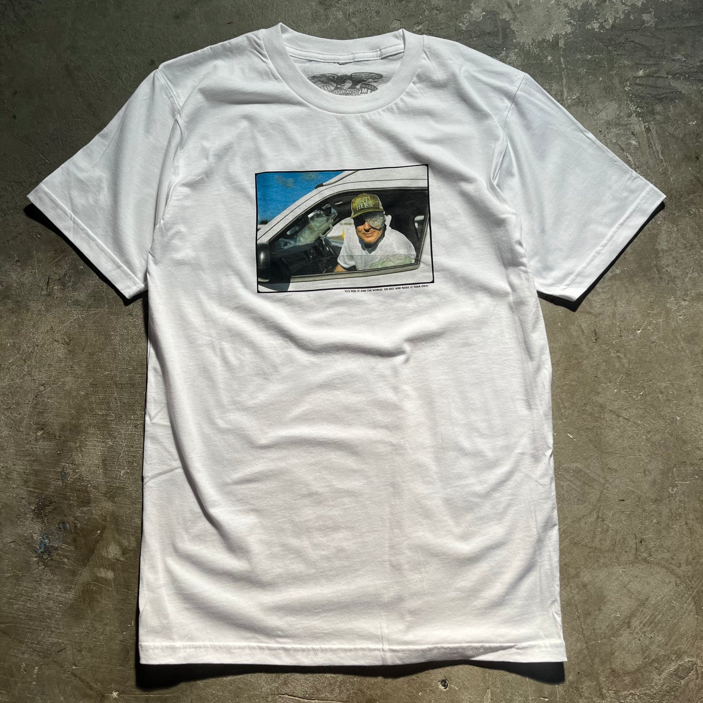 Anti-Hero Skateboards - Grosso Ringspun Photo Tee - White