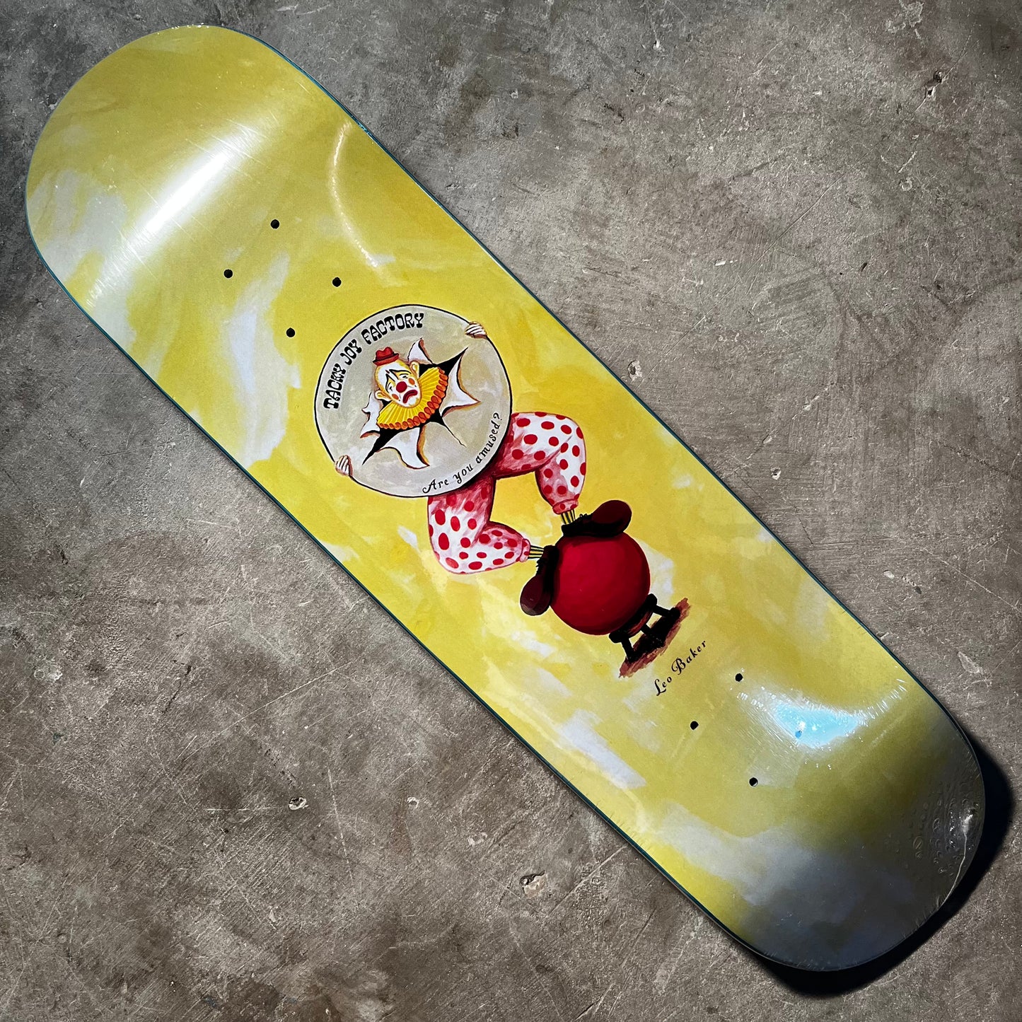 Tacky Joy Factory - Leo Baker Are You Amused Pro Model Deck - 8.25"