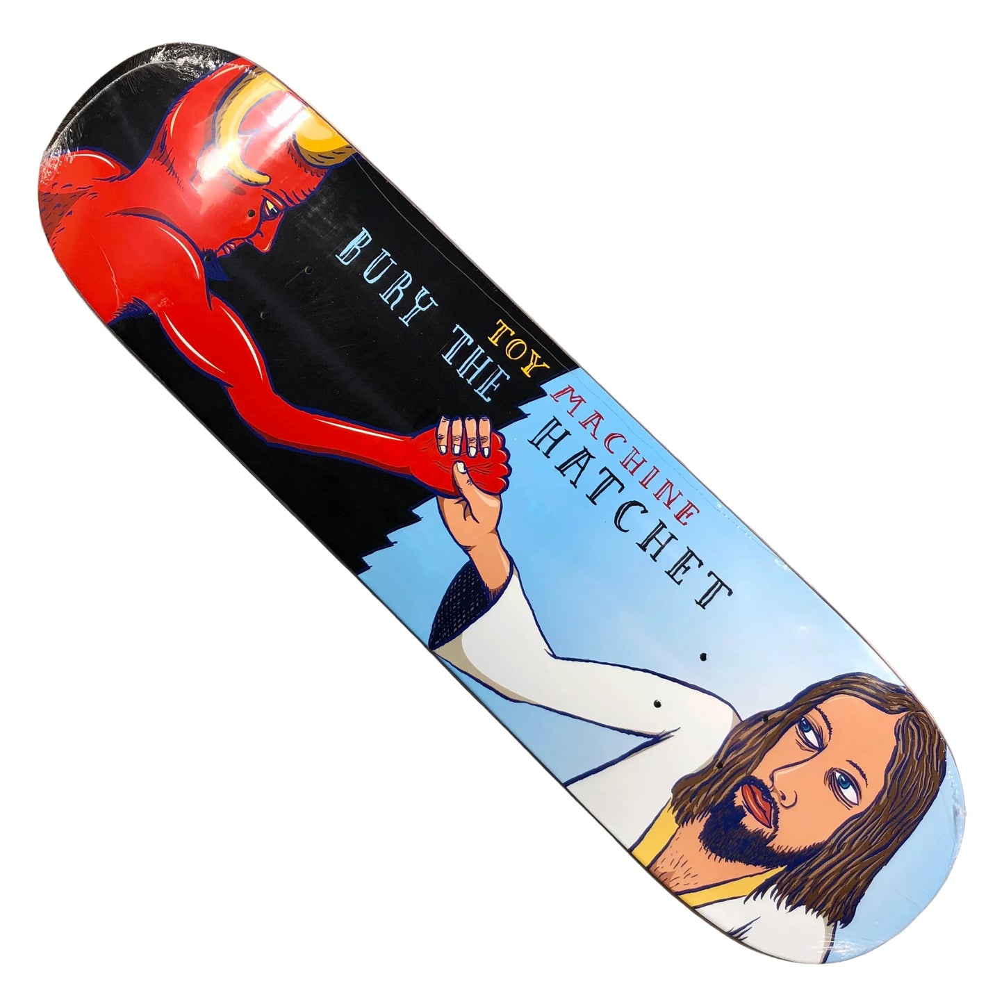 Toy Machine Skateboards - Bury The Hatchet Symmetrical Deck - 8.0"