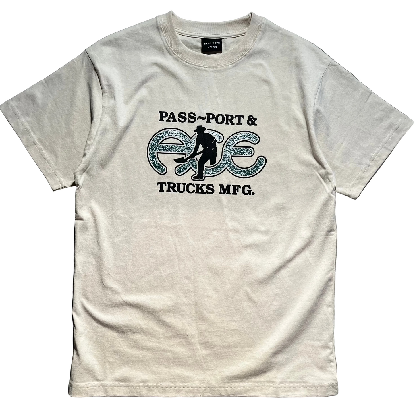 Ace Trucks - ACE x Pass-Port Hammertone T-Shirt - Natural