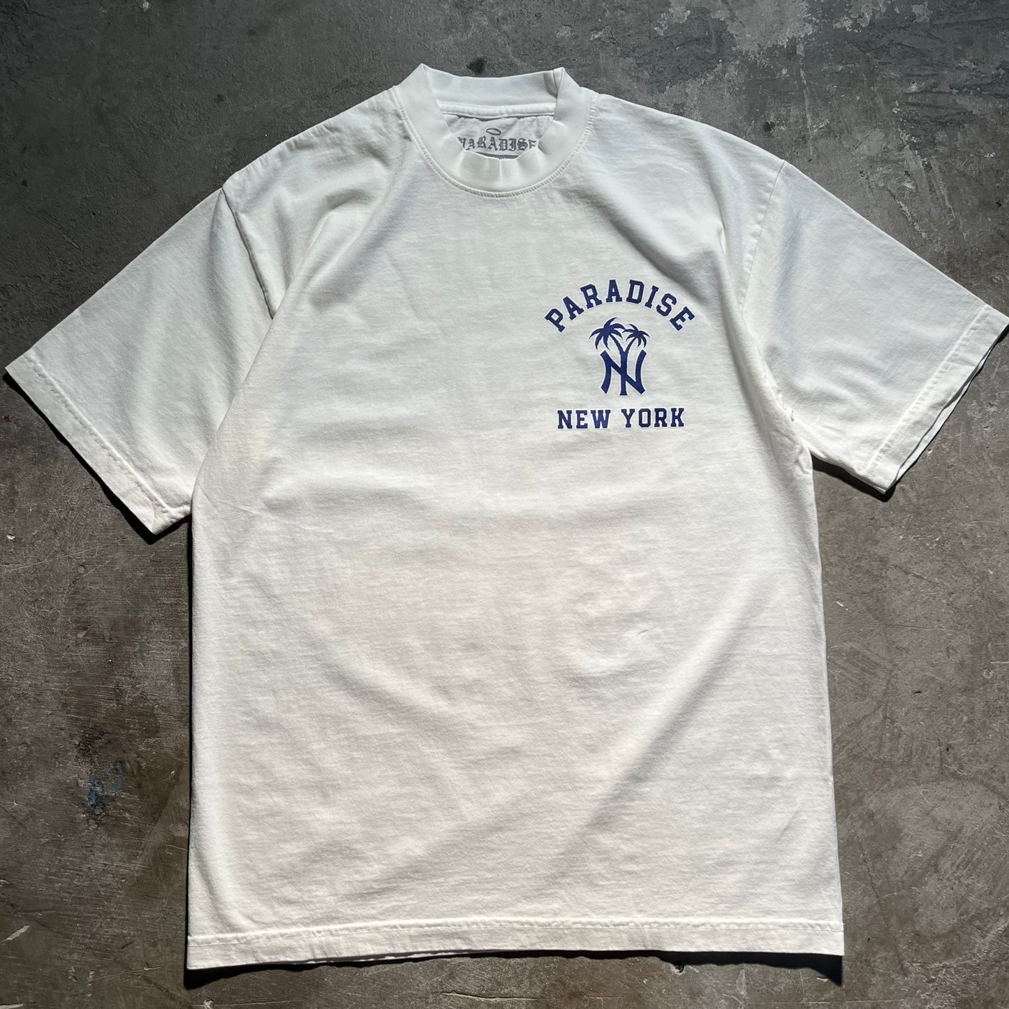 Paradise NYC - NY Palm Logo T-Shirt - Off White