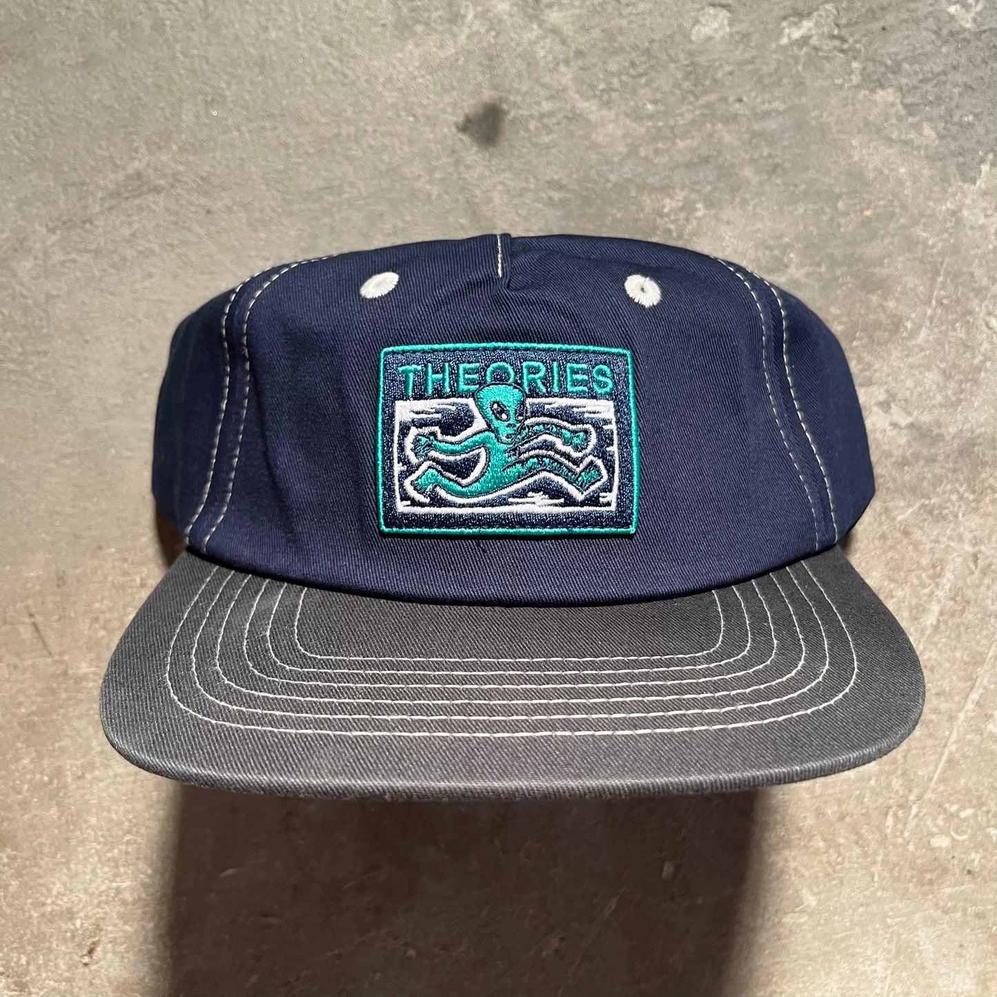 Theories - Enigma Patch Snapback Hat - Navy / Green