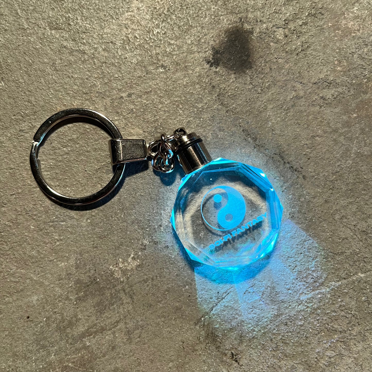 Sci-Fi Fantasy - Light Up Crystal Keychain - Crystal