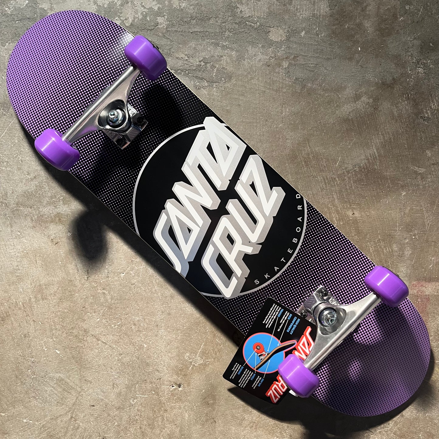 Santa Cruz Skateboards - Other Dot Gradient Full Complete Skateboard - 8.0"