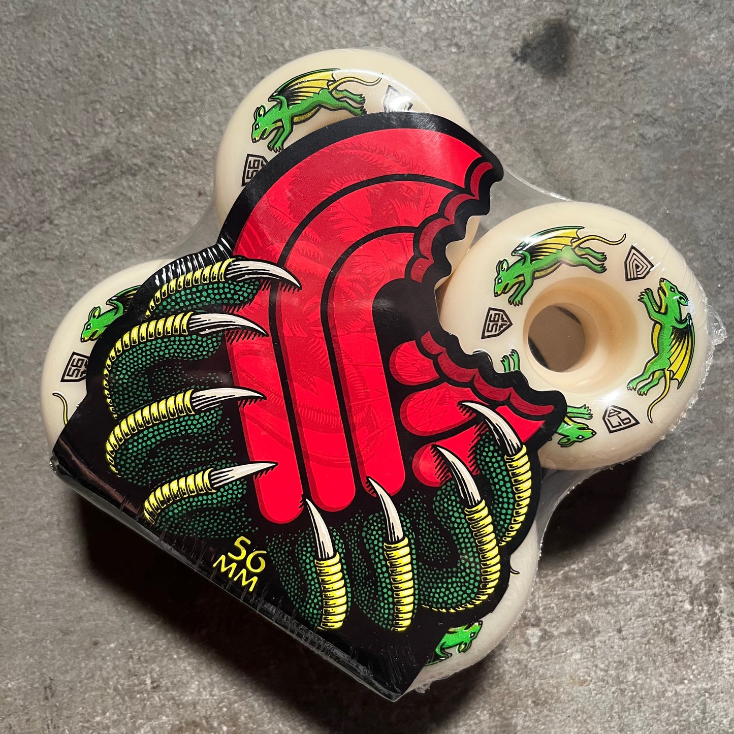 Powell Peralta - Dragon Formula Nano Rats Skateboard Wheels - 56mm x 39mm 97A