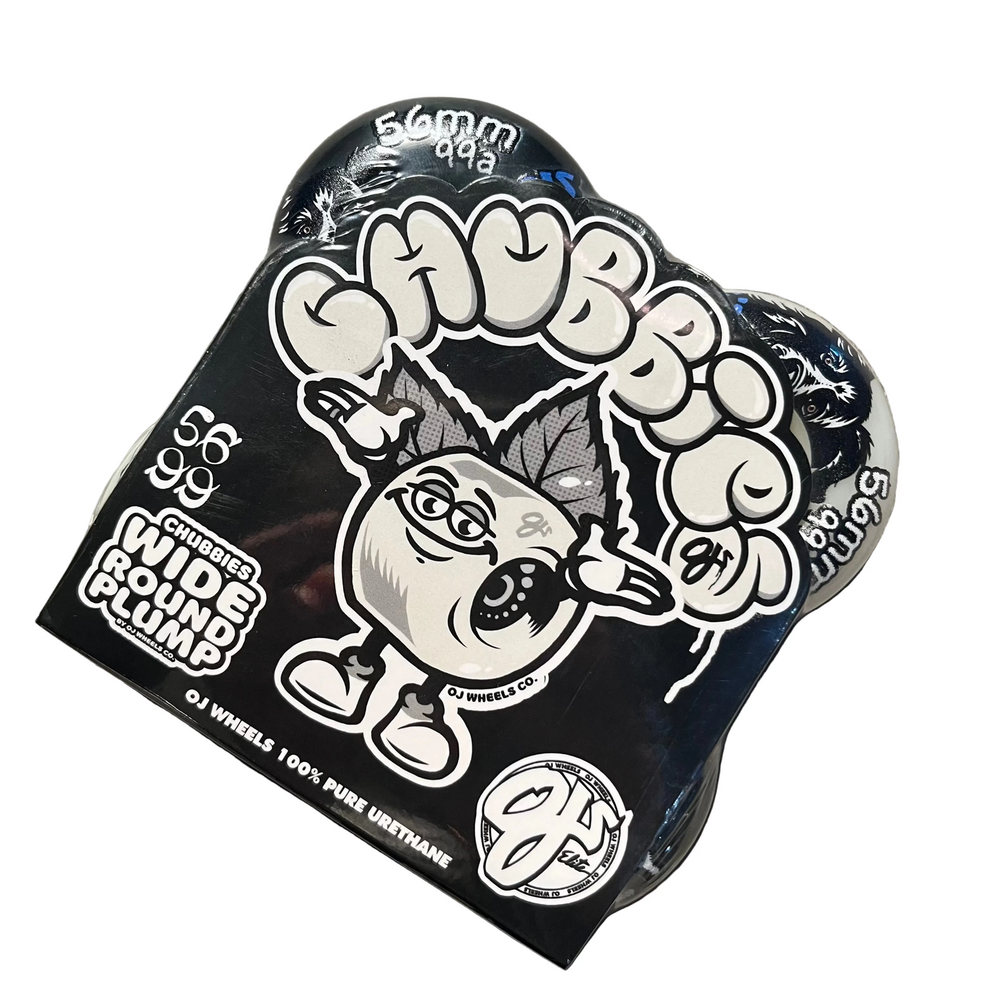 OJ Wheels - Ryan Townley Pup Chubbies Black/White Wheel - 56mm 99a