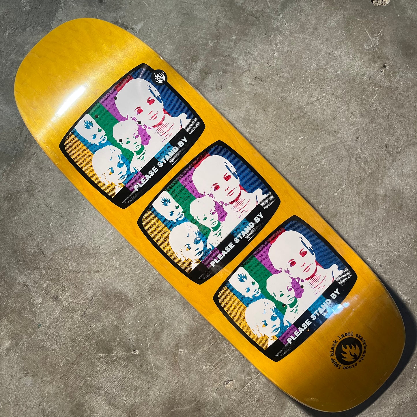 Black Label Skateboards - Standby Jumbotron Shape Deck - 10.0"