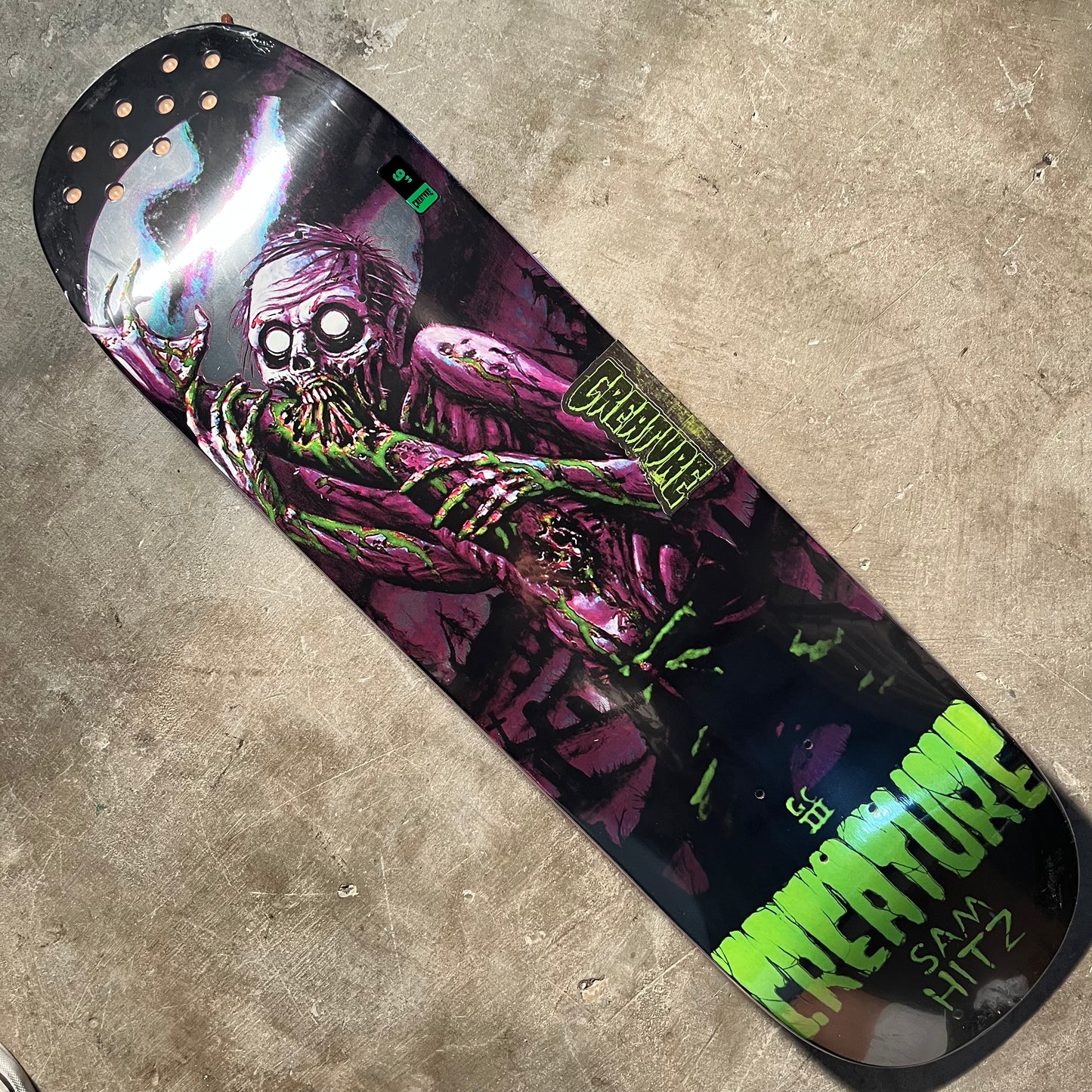 Creature Skateboards - Sam Hitz Feeding Time XX Pro Deck - 9.0"