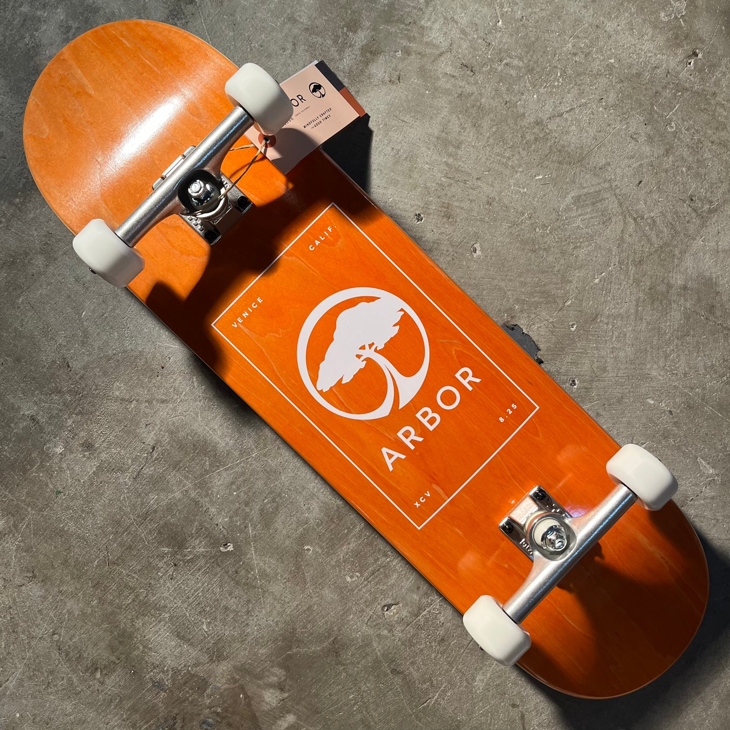 Arbor Skateboards - Street Complete Logo Orange - 8.25"
