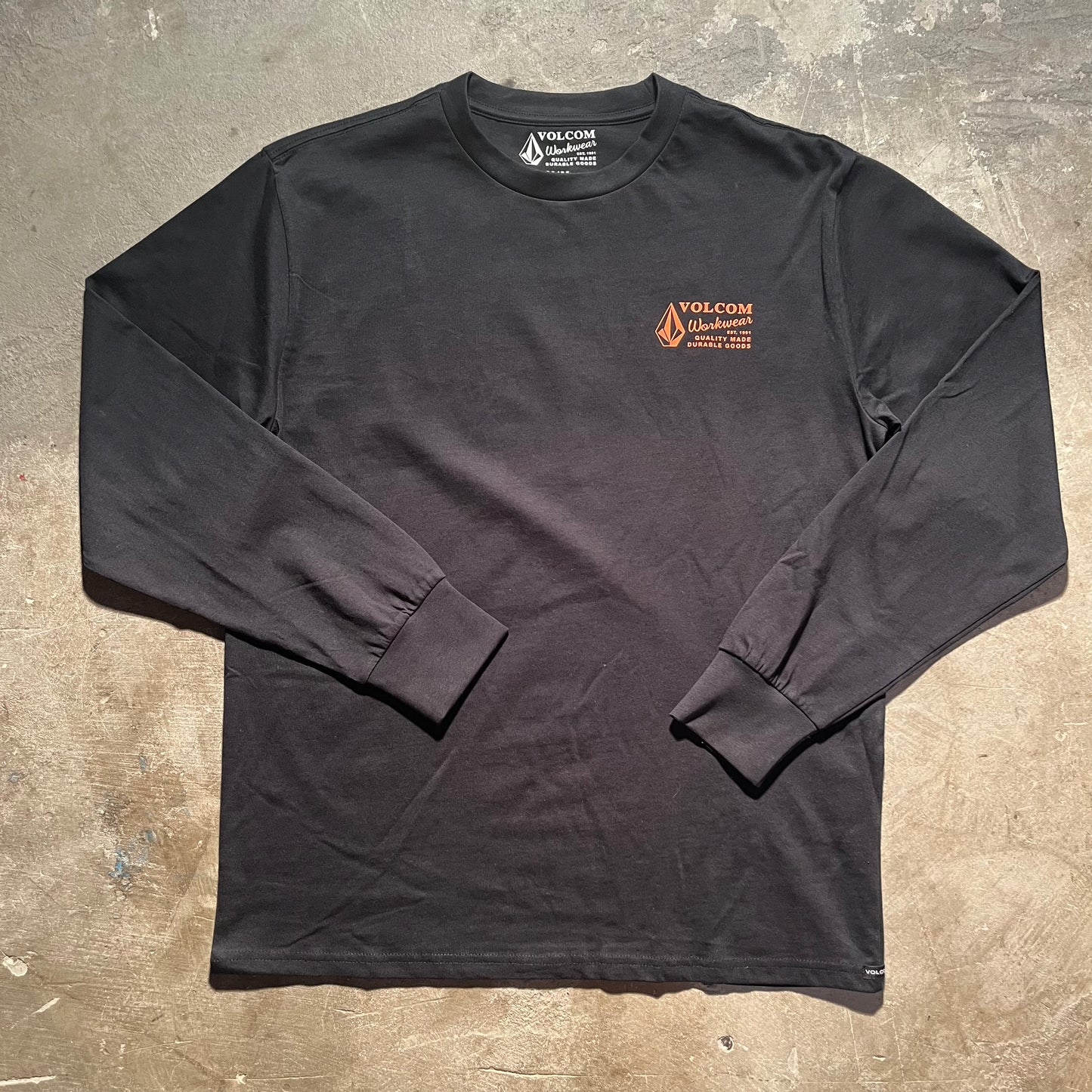 Volcom - Workwear Long Sleeve T-Shirt - Black