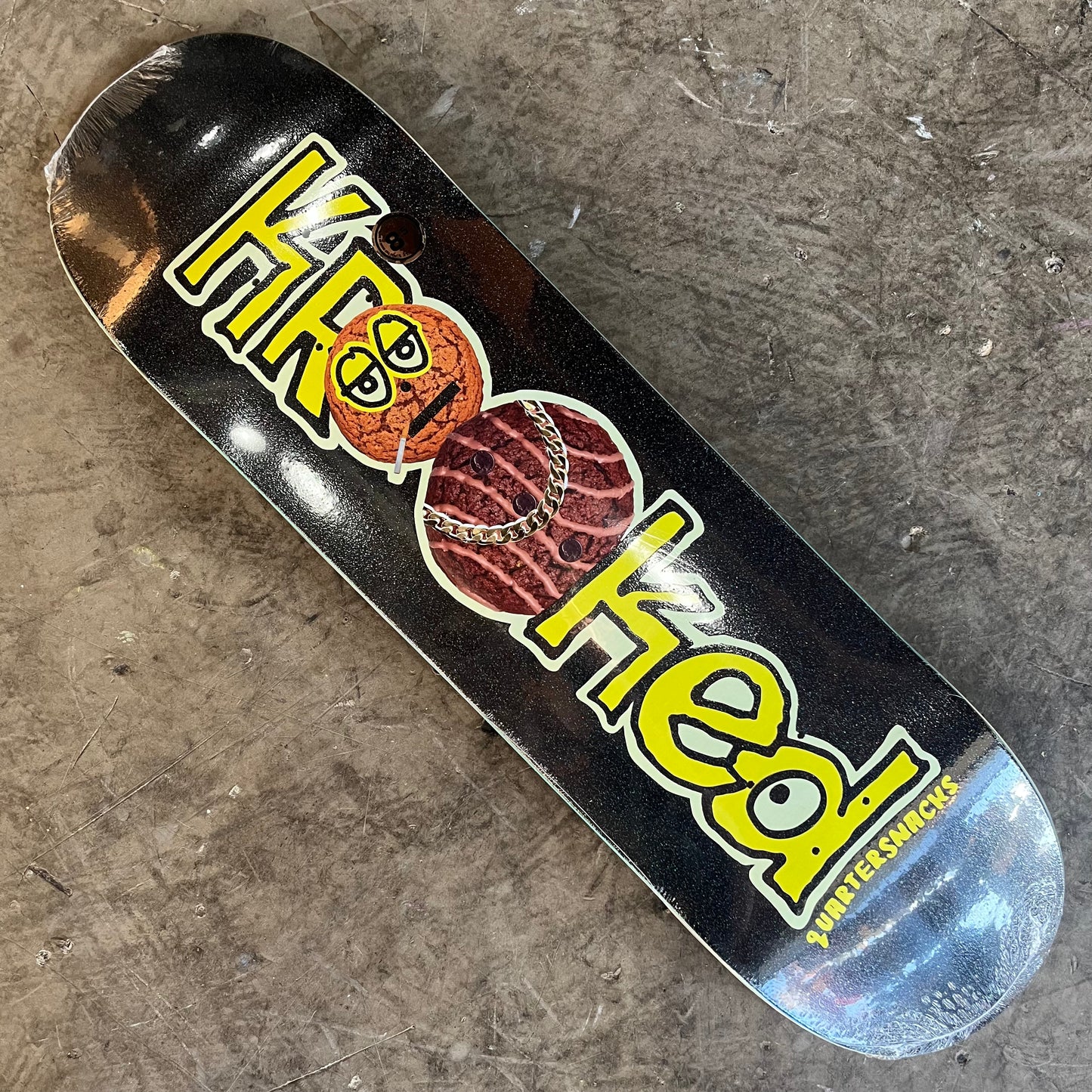 Krooked Skateboards - Quarter Snacks Snackman Deck - 8.5"