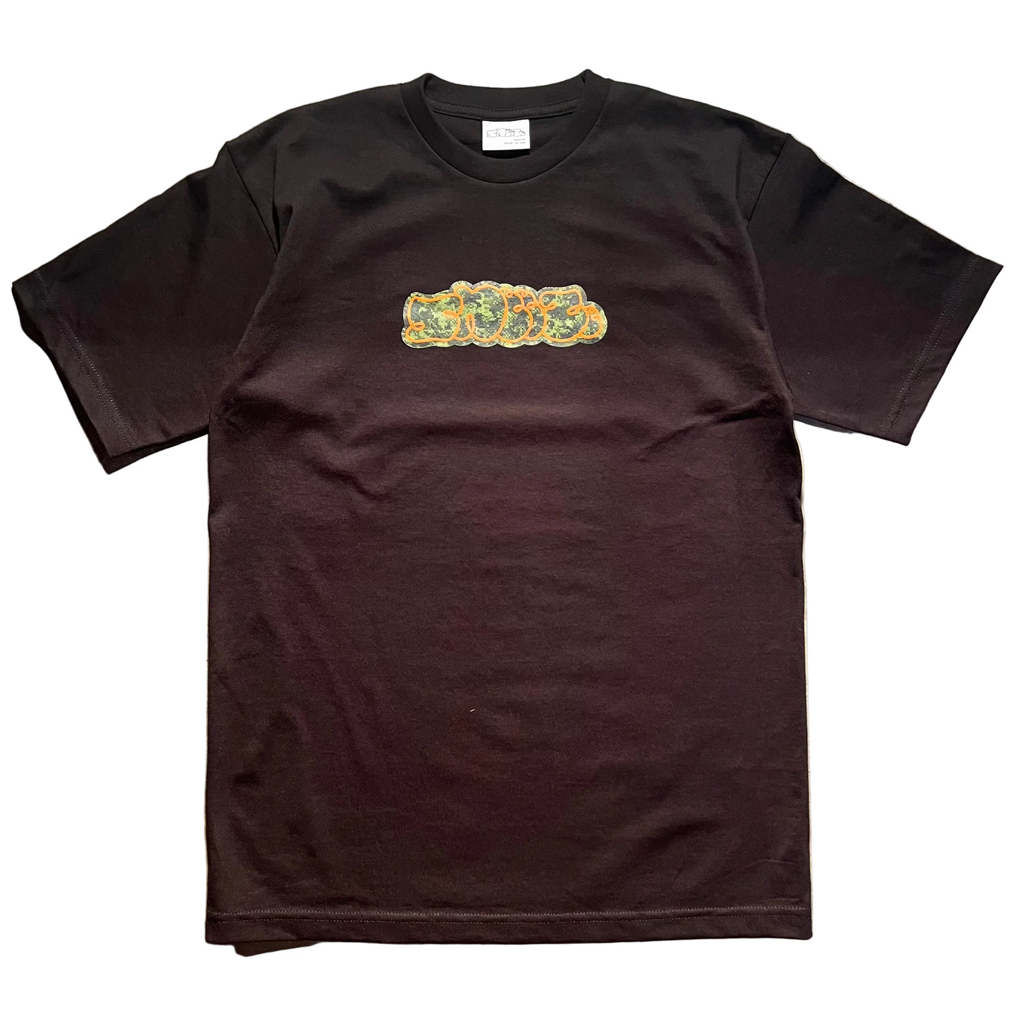 Sneeze Magazine - Camo Logo T-Shirt - Black