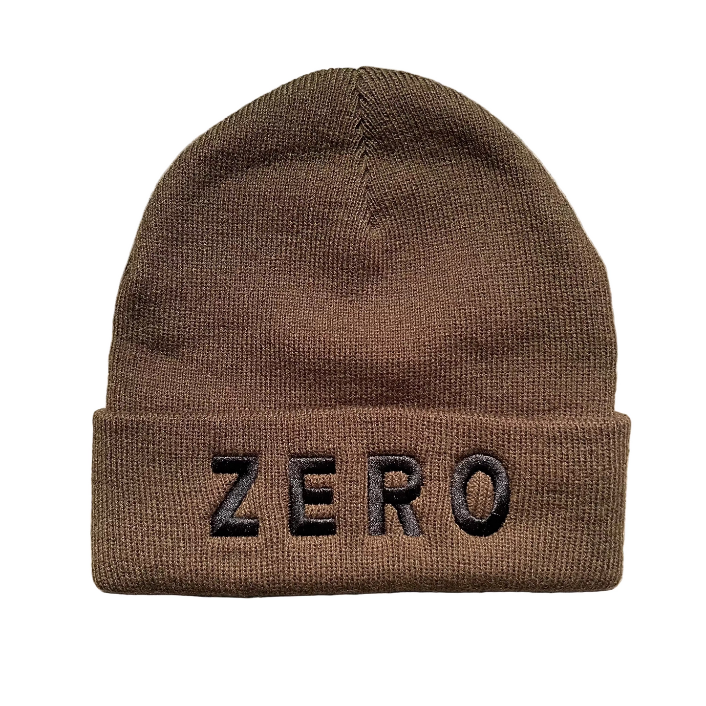 Zero Skateboards - Army Embroidered Tight Knit Beanie - Olive