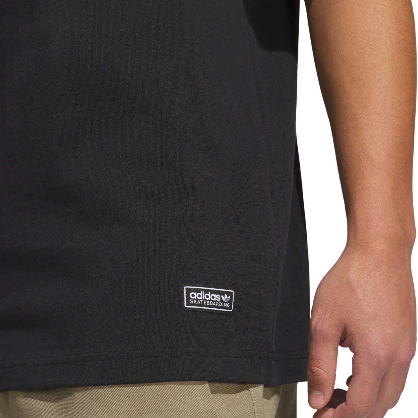 Adidas - Skateboarding Ringer Shirt - Black / Khaki Heather