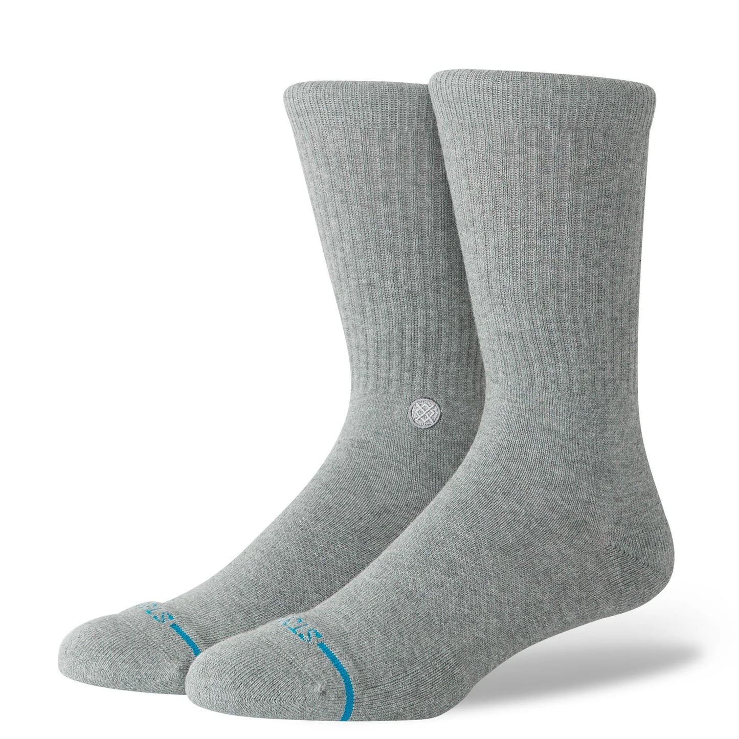 Stance Socks - Icon Crew Sock - Heather Grey