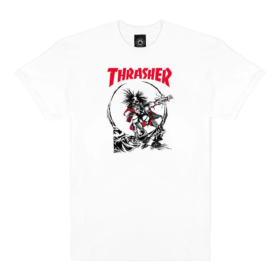 Thrasher - Outlaw 2-Tone T-Shirt - White